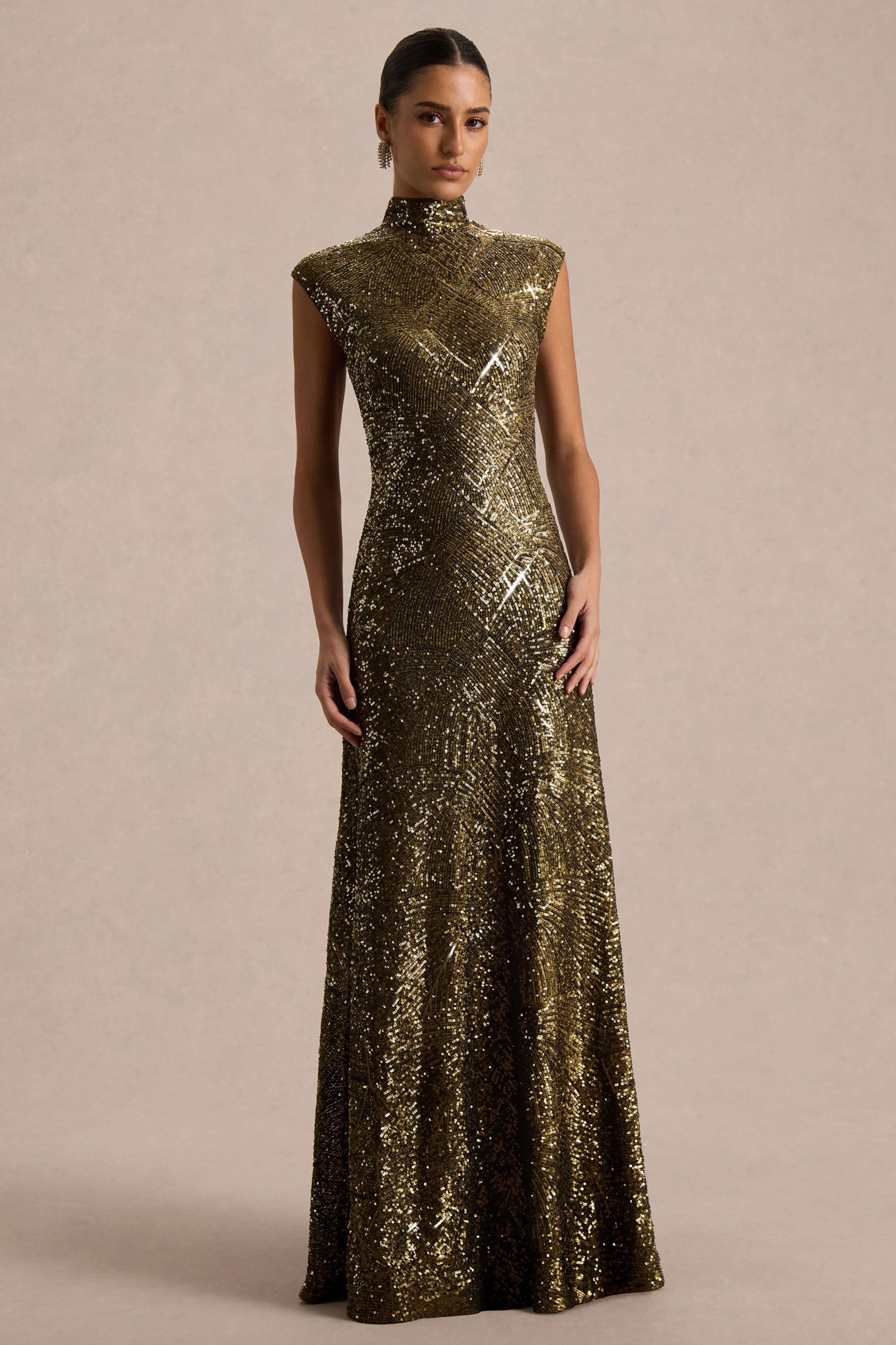 club london green sequin dress R.S.V.P..... Club L London