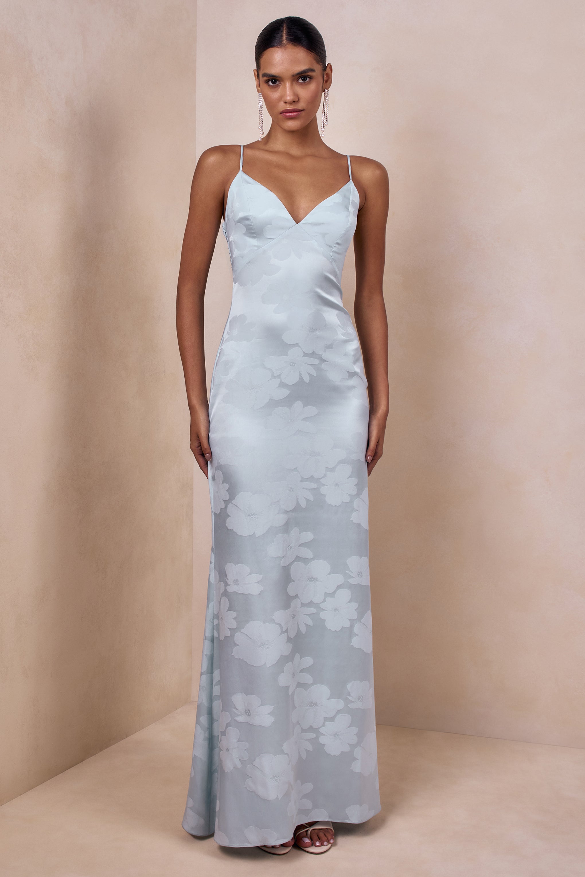 https://www.showpo.com/eu/cariela-plunge-neck-satin-maxi-dress-in-navy.html Carelle