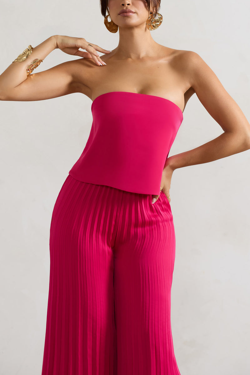 Pink Wide Leg Jumpsuit Buy Twenty Dresses By Nykaa Fashion Pink