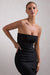 Rylee | Black Bandage Strapless Longline Top - Club L 