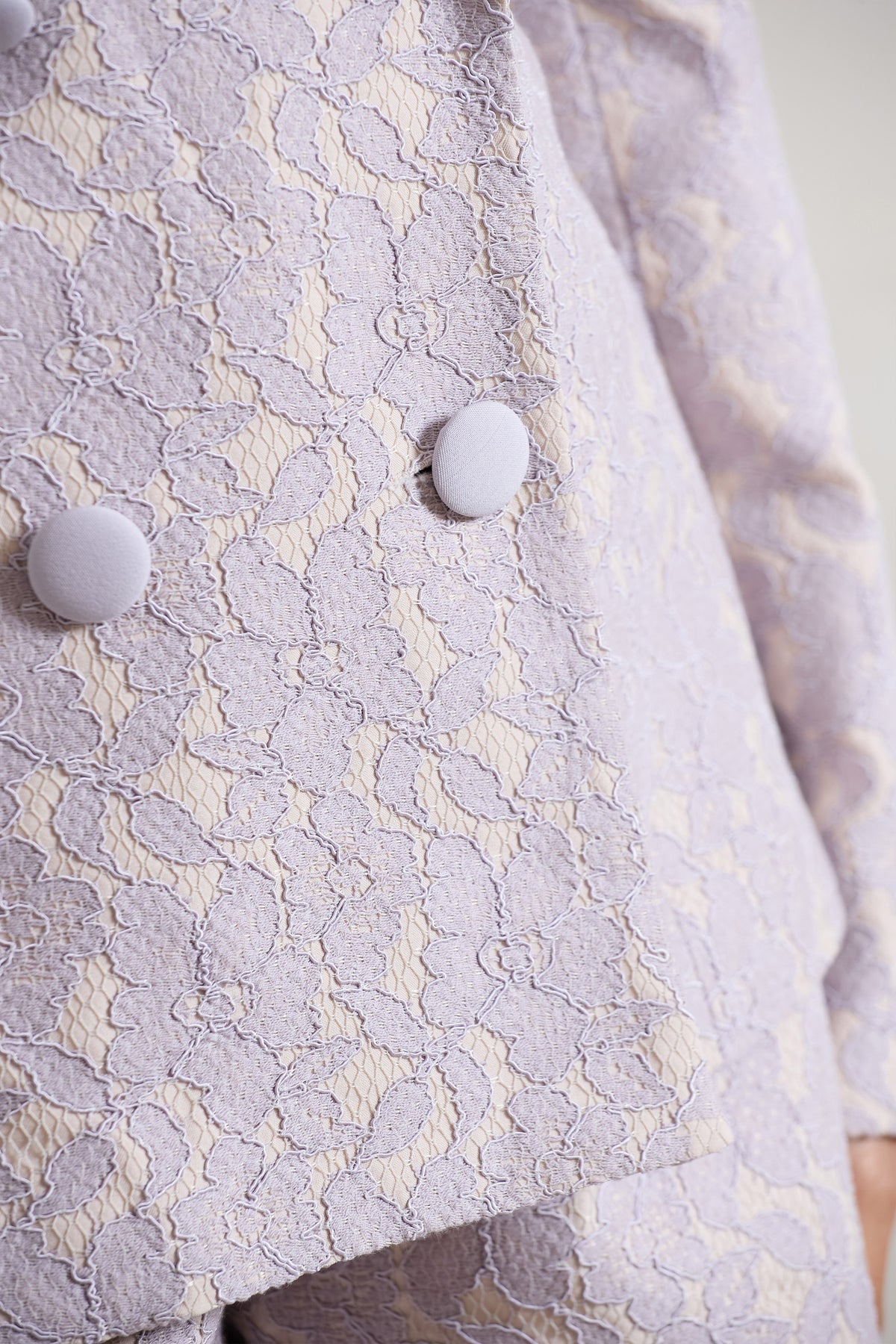 Kennedy | Mauve Lace Tailored Blazer - Club L 