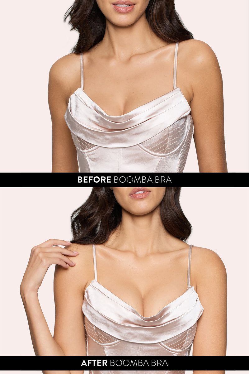 Magic Sticky Bra | Boomba Caramel Padded Sticky Bra - Club L 