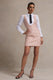 Oxford | Pink Boucle Sleeveless Pinafore - Club L 