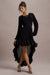 Namir | Black High-Low Chiffon Maxi Dress - Club L 