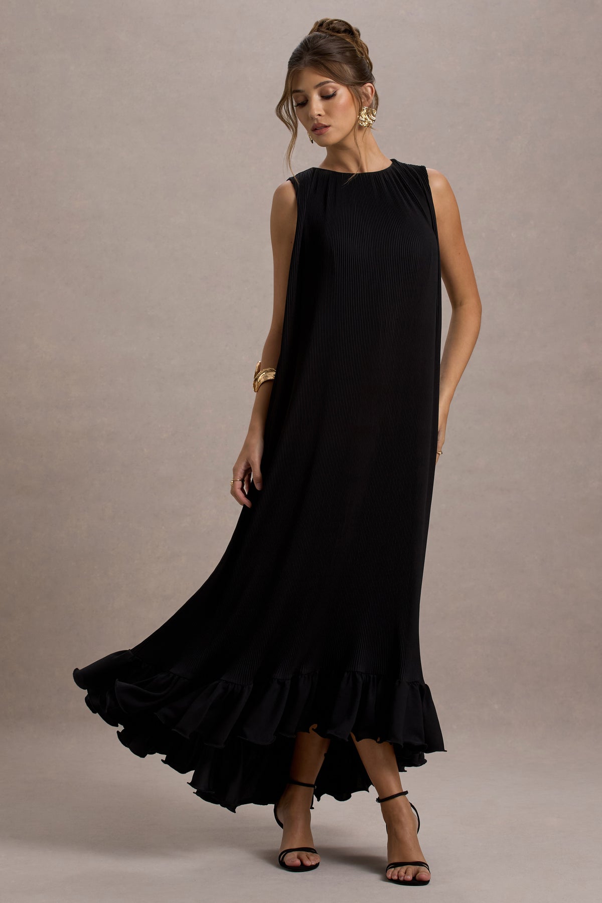 HR_CL135281002-Hazelle-BlackChiffonA-LineRuffledMaxiDress6