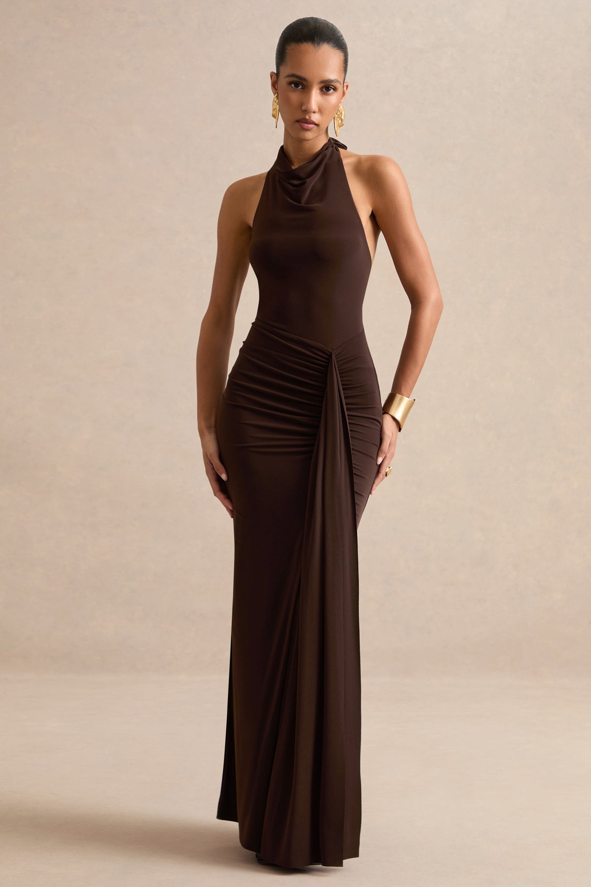 ECM_HR_CL135586022 - Sunflower _ High Neck Racerback Bodycon Maxi Dress with Thigh Split1.jpg