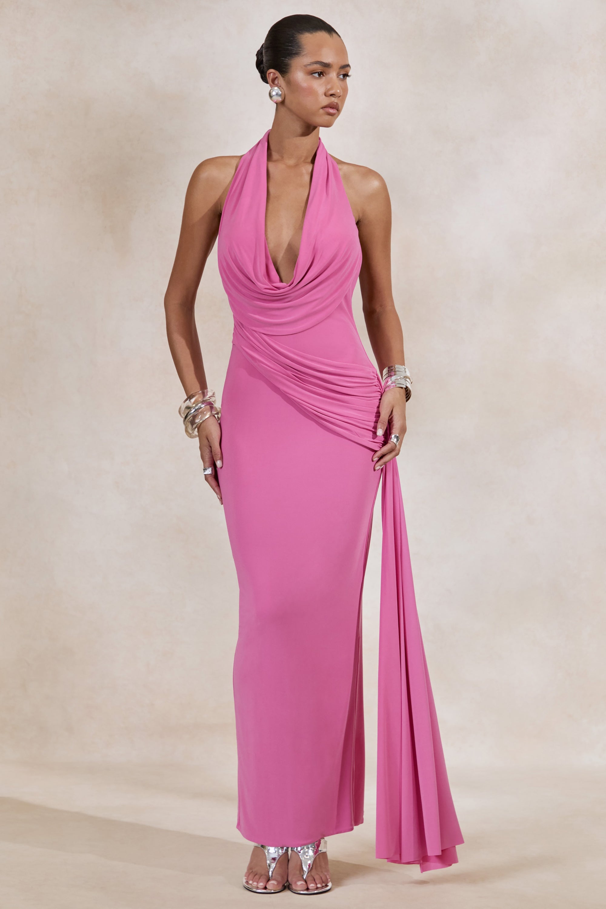 ECM_HR_CL136129084---Maude-_-Pink-Plunge-Neck-Ruched-Maxi-Dress-With-Sash0.jpg