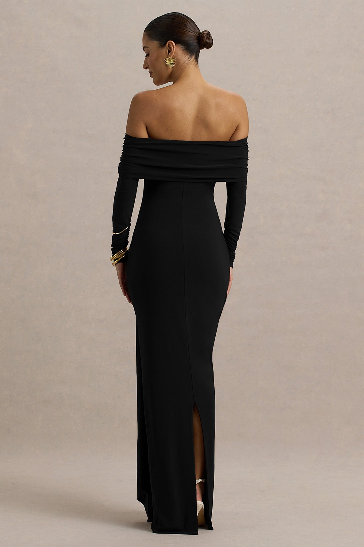 ECM_HR_CL136156001 - Jovie Black Bardot Wrap Maxi Dress With Sash Detail 10.jpg