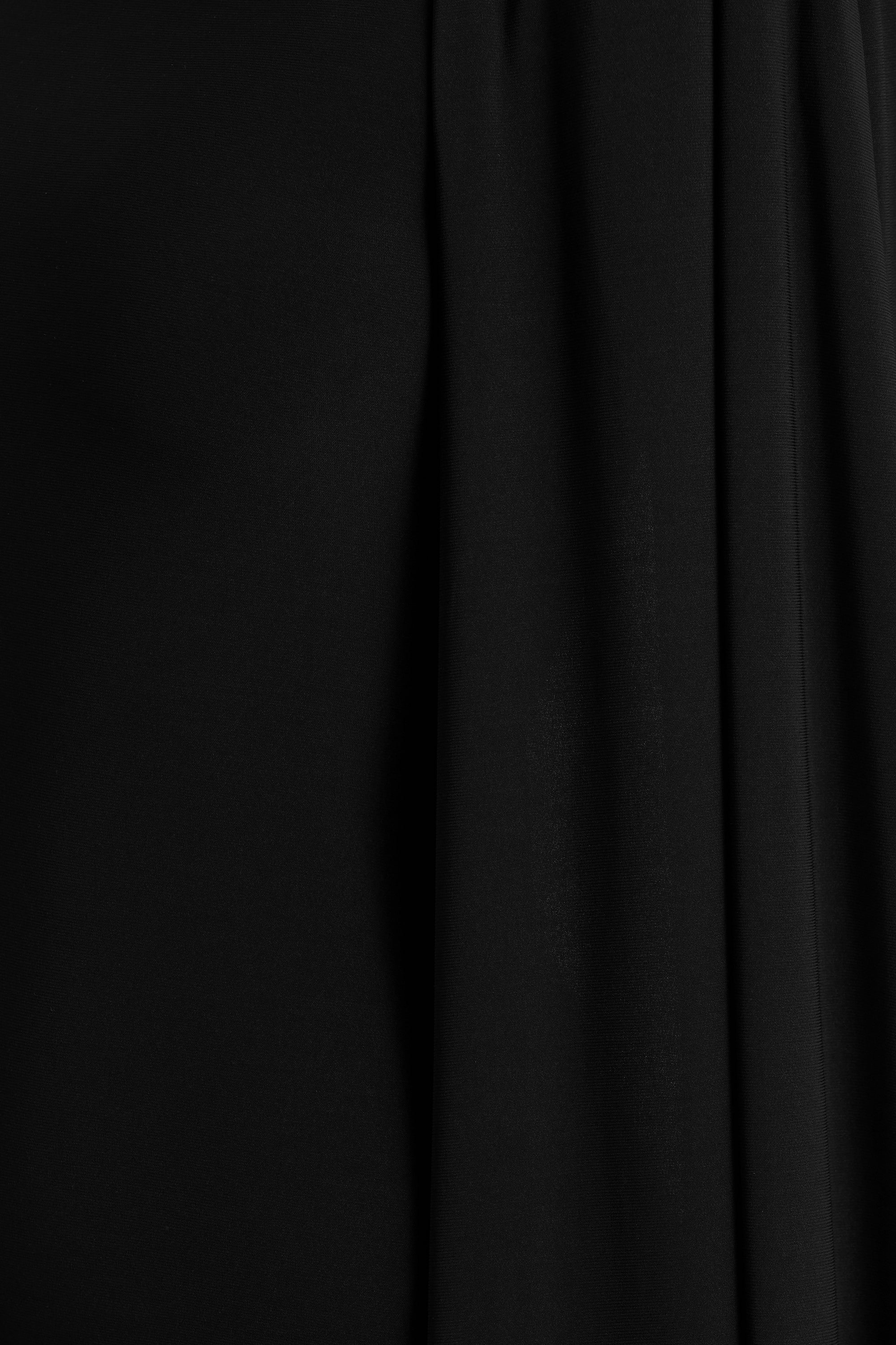 ECM_HR_CL136341001 - Mimi Black High-Neck Maxi Dress With Cape Sleeve Detail5.jpg