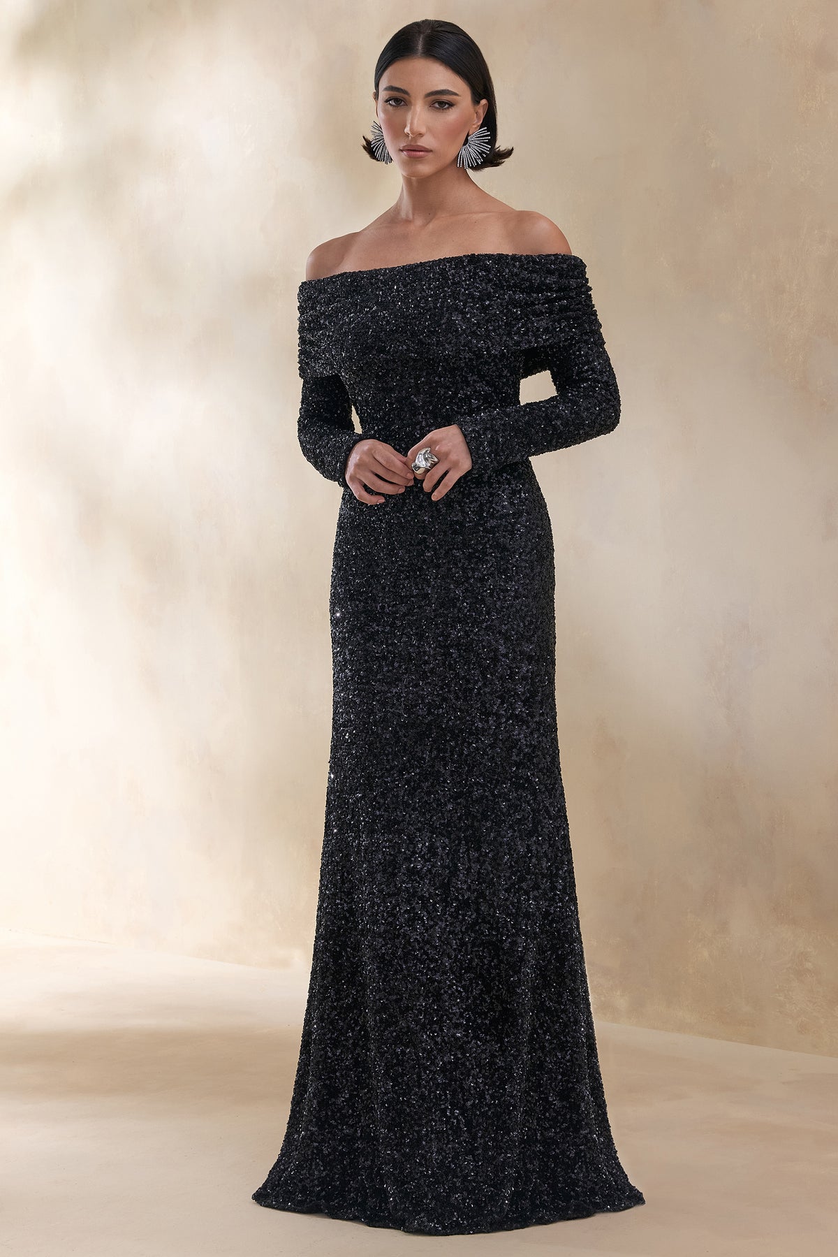 ECM_HR_CL136692002 Obsession _ Black Sequin Bardot-Neck Maxi Dress With Long Sleeves 5.jpg