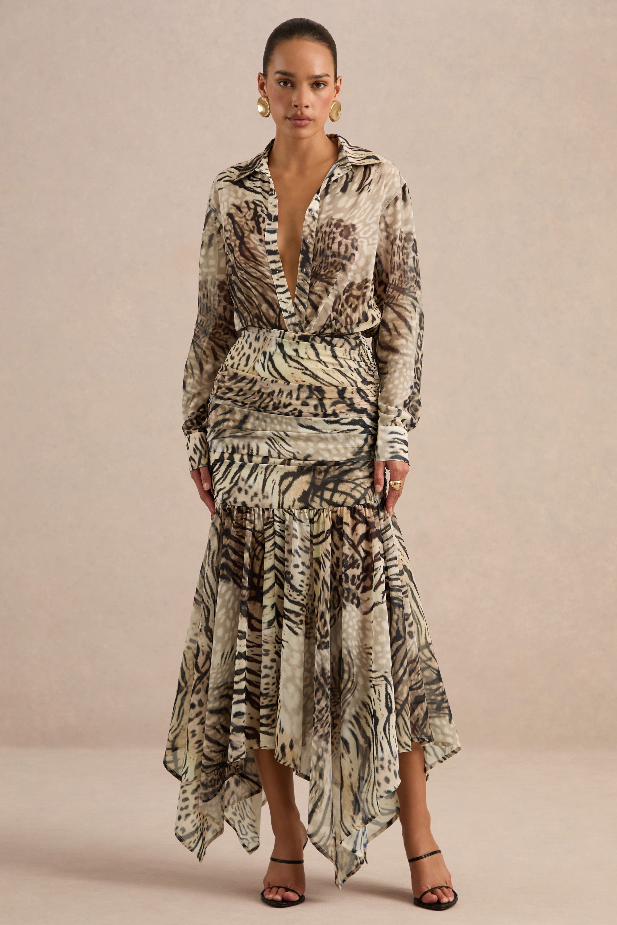 ECM_HR_CL136820021_Kris Brown Animal Print Plunge-Neck Maxi Dress With Ruched Detailing 10.jpg