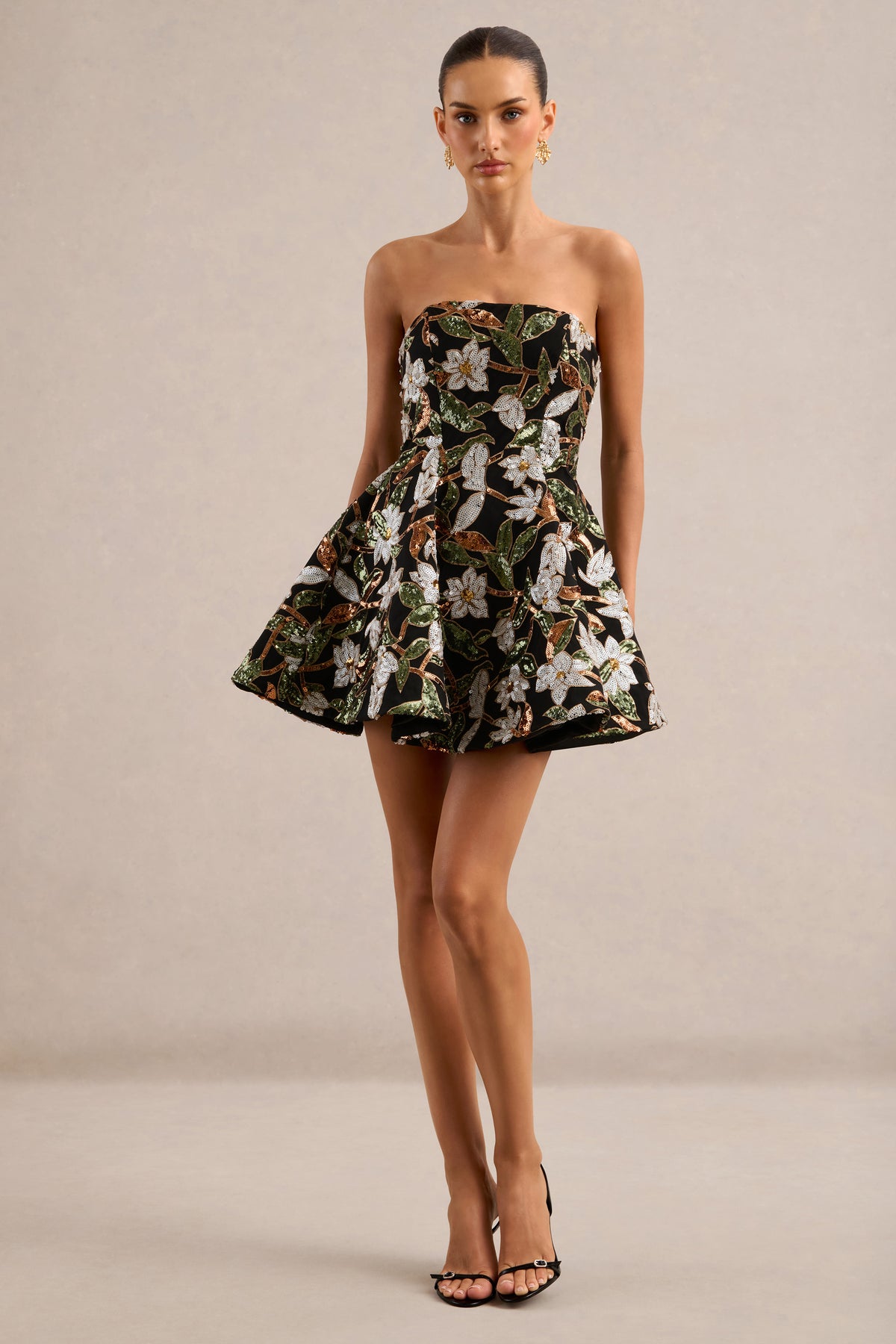 ECM_HR_CL136892465 - Sparky _ Black And Bronze Floral Embellished Bandeau Mini Dress1.jpg