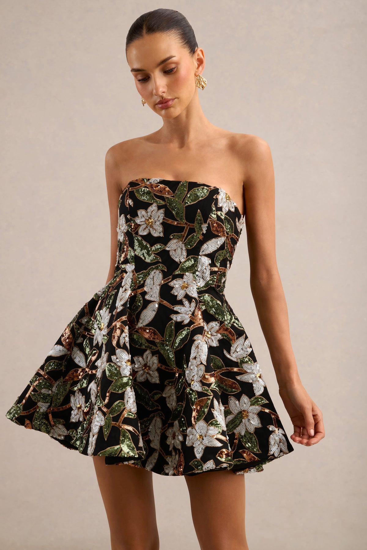 ECM_HR_CL136892465 - Sparky _ Black And Bronze Floral Embellished Bandeau Mini Dress5.jpg
