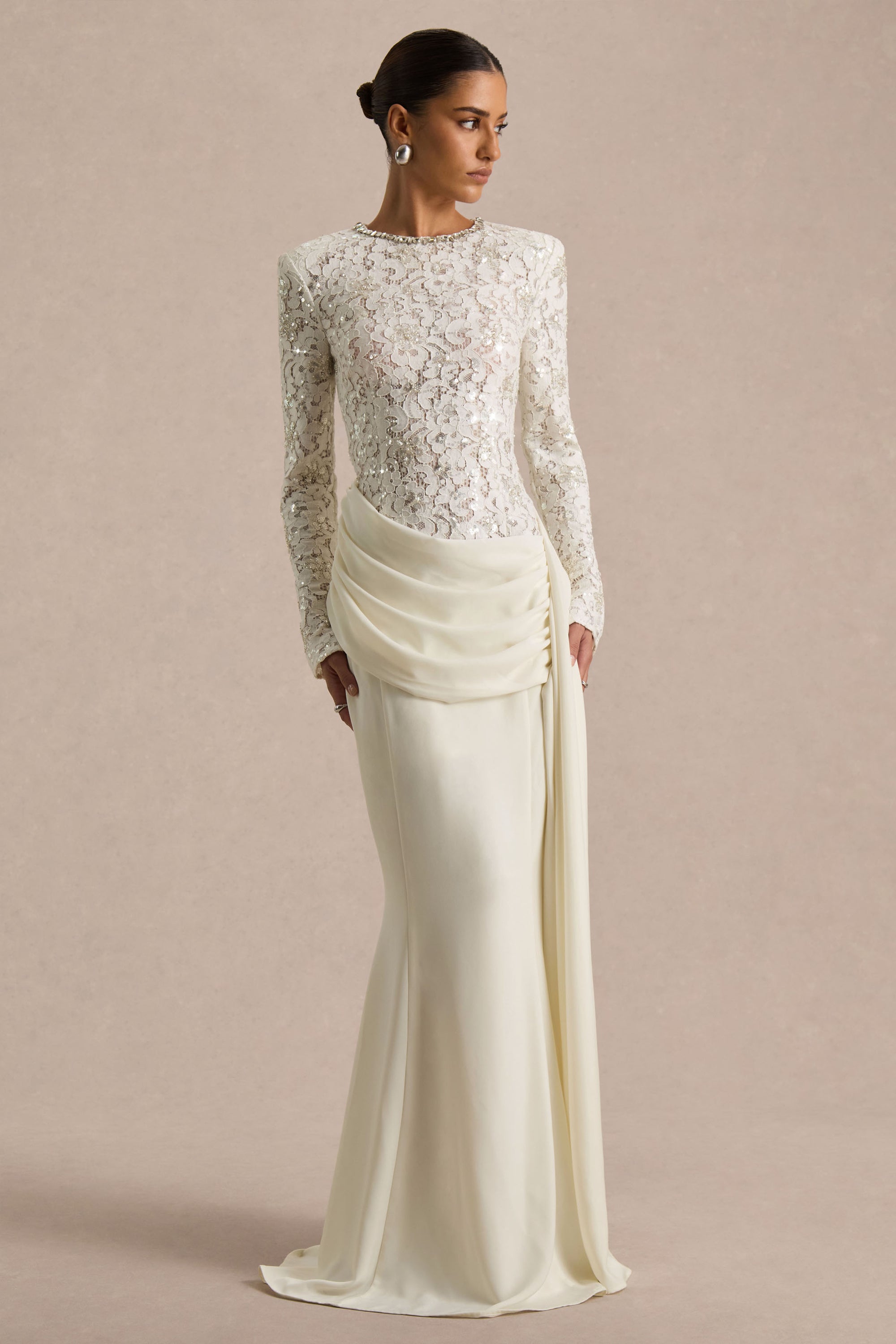 lace maxi dress uk Still Her Lace Maxi Dress Black
