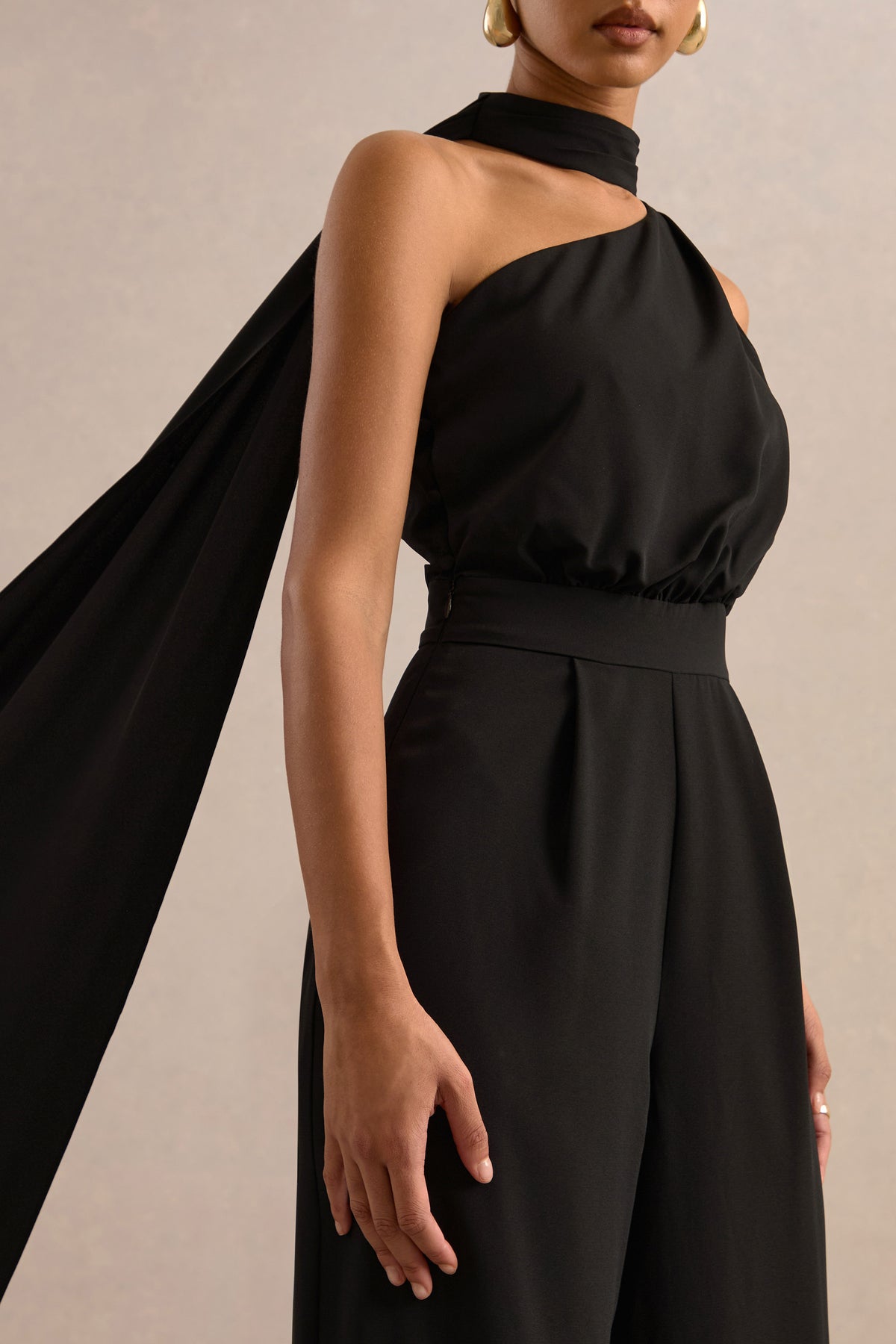 ECM_HR_CL137144001 - Gliselle Black Asymmetric-Neck Jumpsuit With Scarf Detail3.jpg