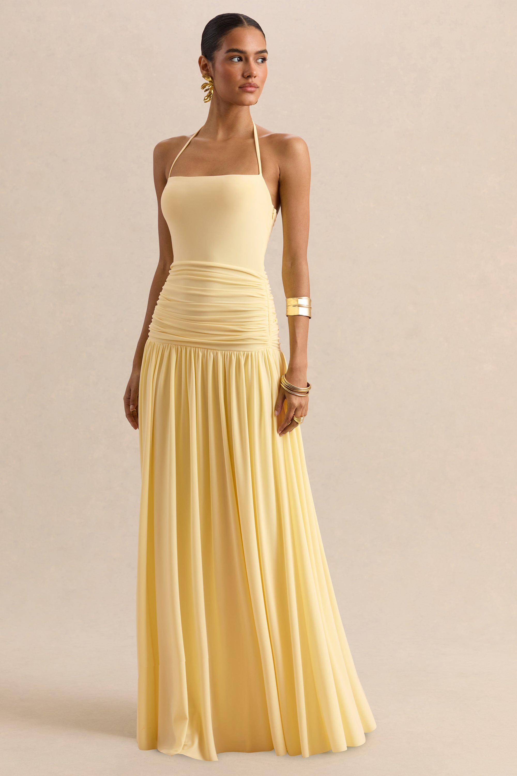 club london yellow dress Occasion | Black-Tie Dresses & Evening Outfits | L Club L London Finished in a floor Stylish Club L London Dress