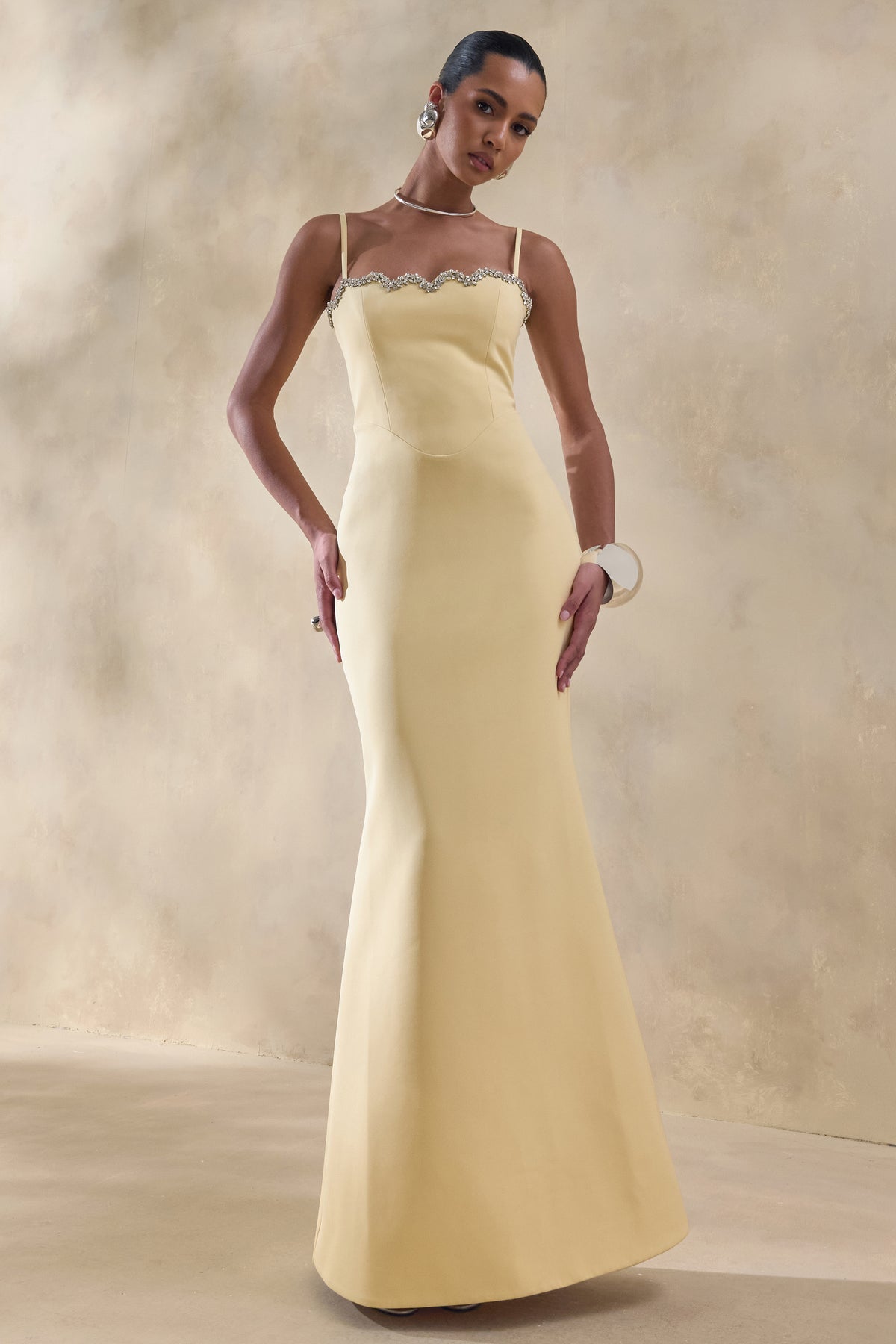 ECM_HR_CL137261121 - Story | Lemon Scalloped Sweetheart-Neck Maxi Dress With Embellished-Detailing 4.jpg