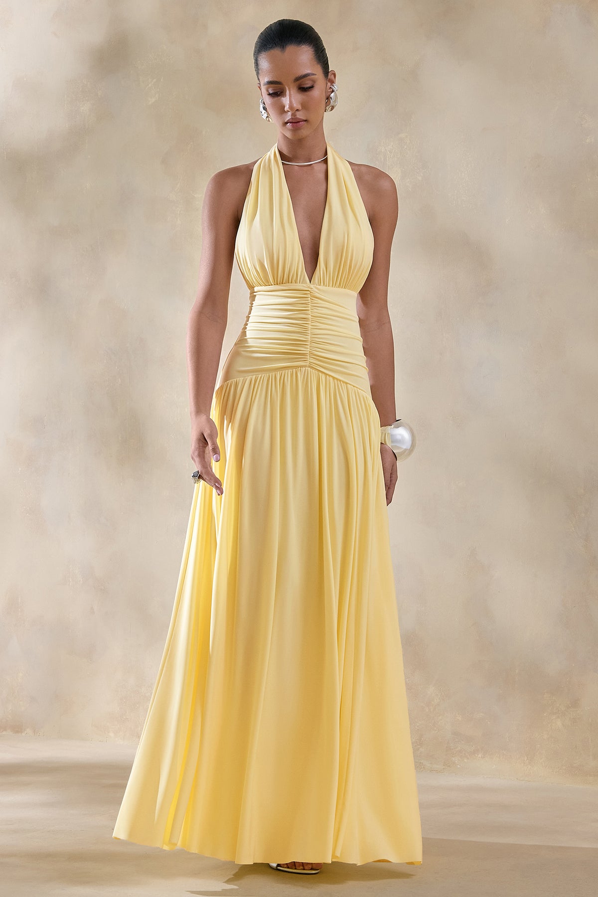 ECM_HR_CL137280121 - Bettina | Lemon Plunge-Neck Maxi Dress With Gathered-Detailing 06.jpg