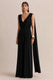 ECM-H_HR_CL137299001 - Amelisse _ Black Plunge-Neck Maxi Dress With Ruched-Detailing 01.jpg