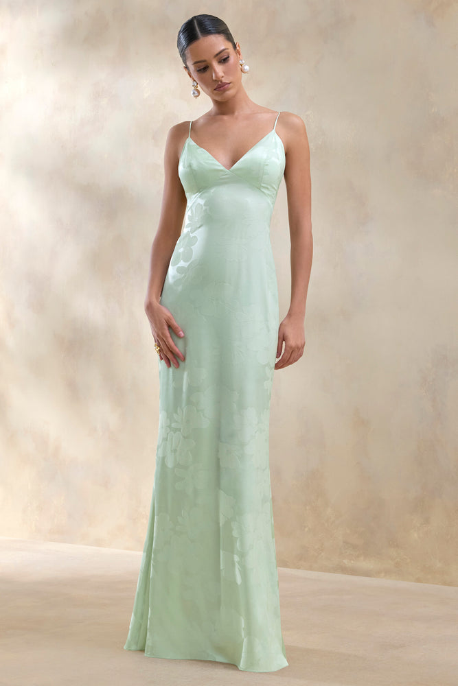 sachin and babi light blue dress Ava Presley Girls 39891 Long Pageant Ball Gown One Shoulder Layer Ruff –  Glass Slipper Formals main image 1