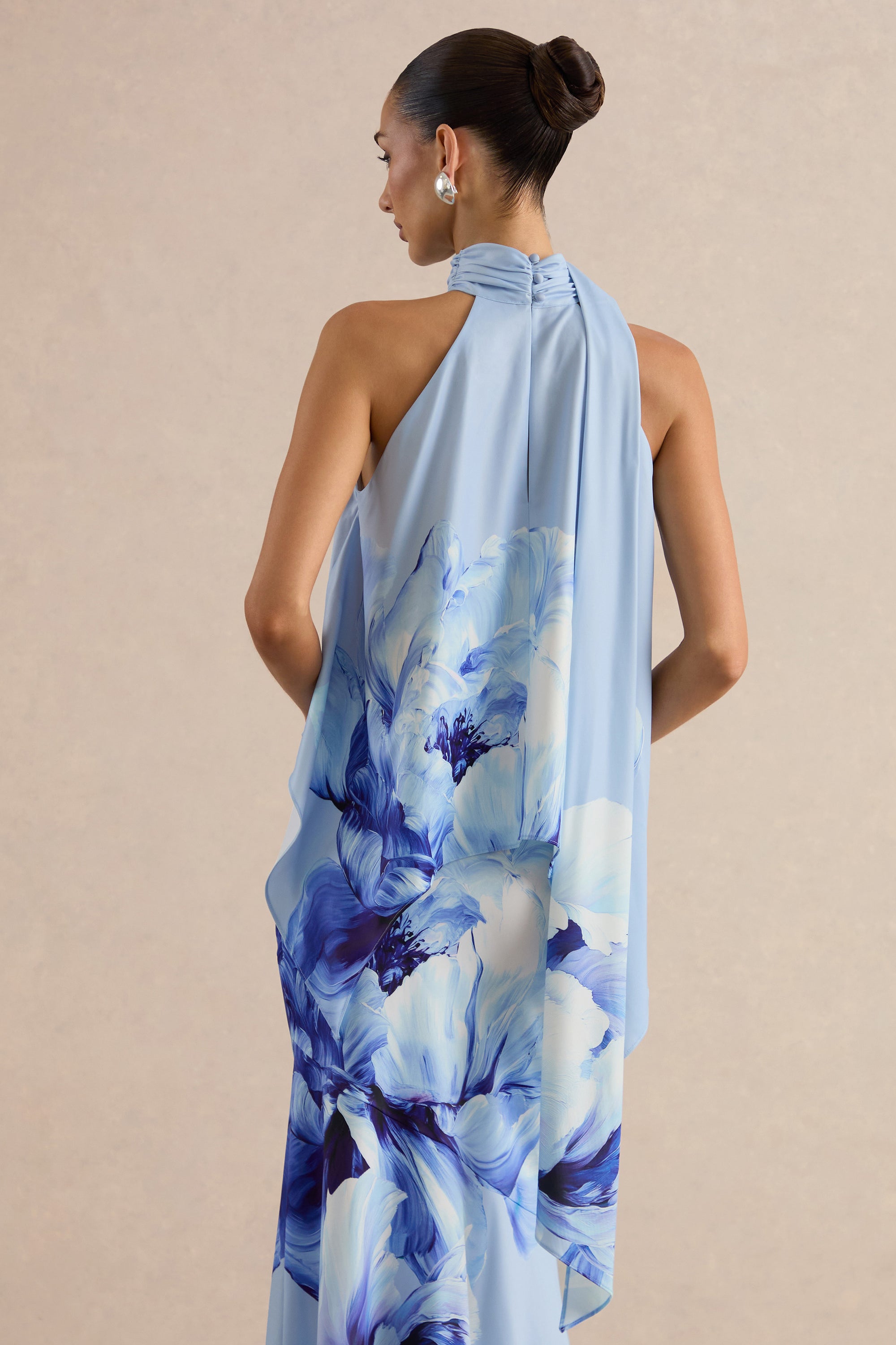 CL137321013 - Sancelle | Blue Border Floral Print Matte Satin Halter-Neck Top 11.jpg