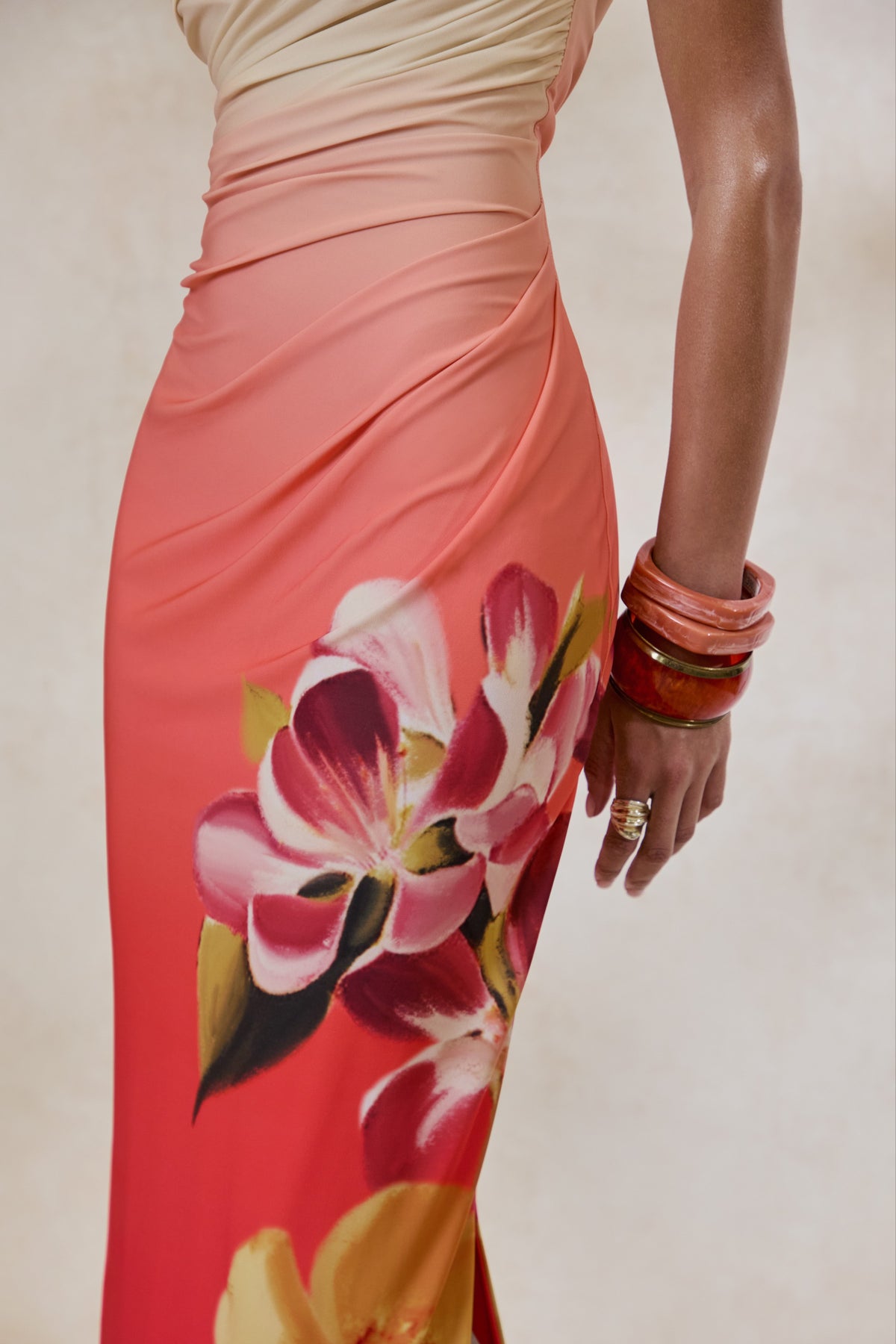 ECM_HR_CL137412234 - Hazel _ Orange And Pink Floral Print Asymmetric-Neck Maxi Dress3.jpg