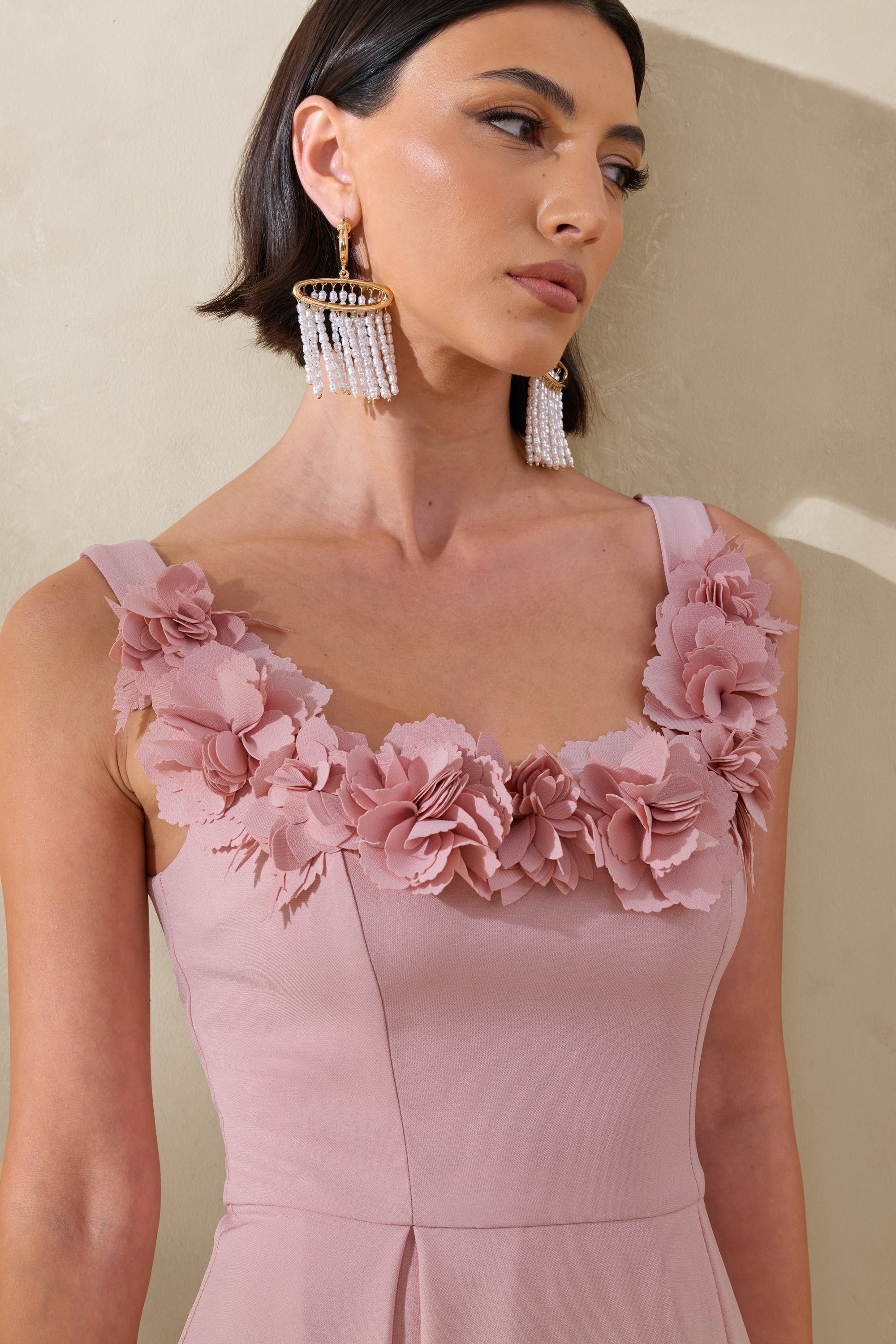 ECM_HR_CL137439083 - Maelle | Pink Scoop-Neck Midi Dress With Corsage Detailing 3.jpg