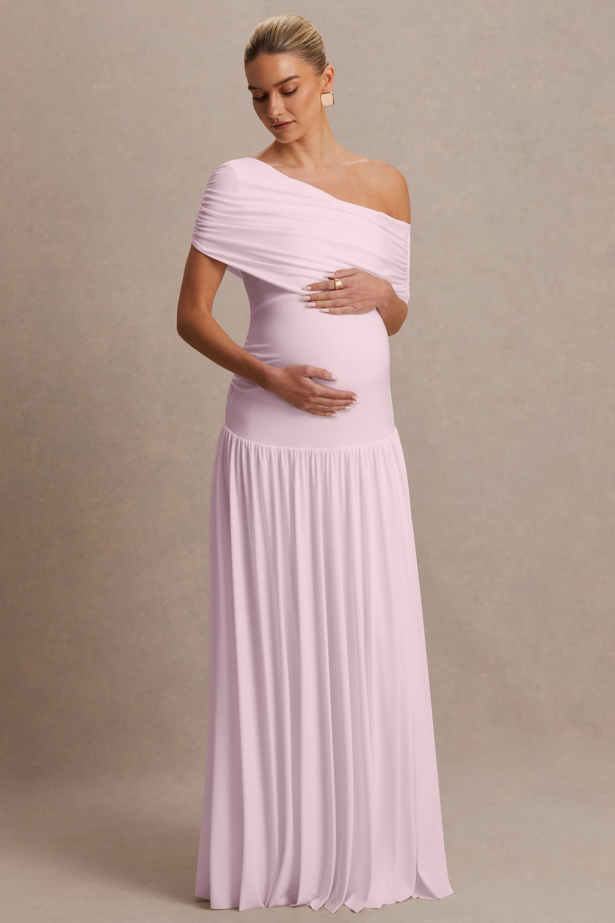 HR_CL137445081 - Noah Light Pink Asymmetric-Neck Maxi Dress With Drop-Waist 02.jpg