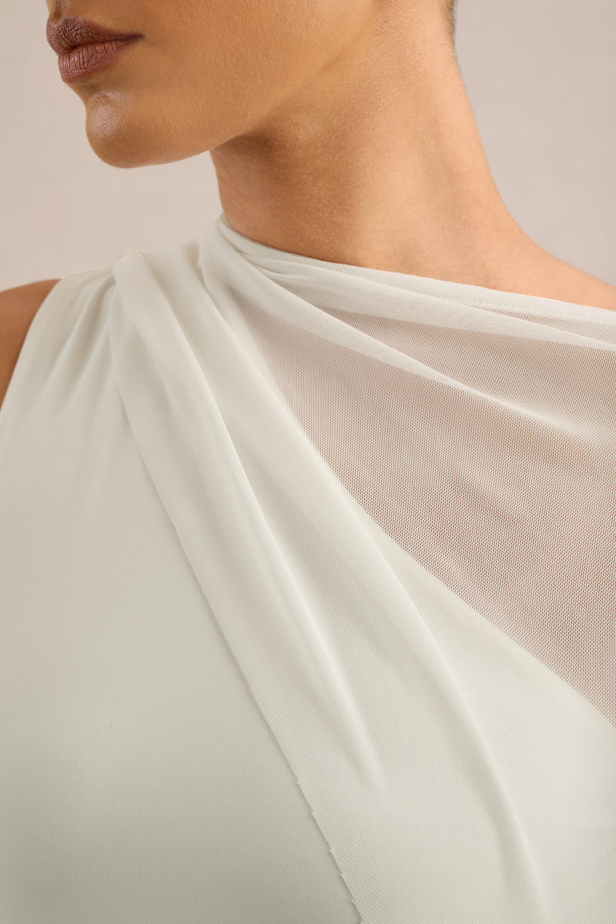 ECM_HR_CL137449110 - Mirelle _ White High-Neck Maxi Dress With Cape-Sleeve4.jpg