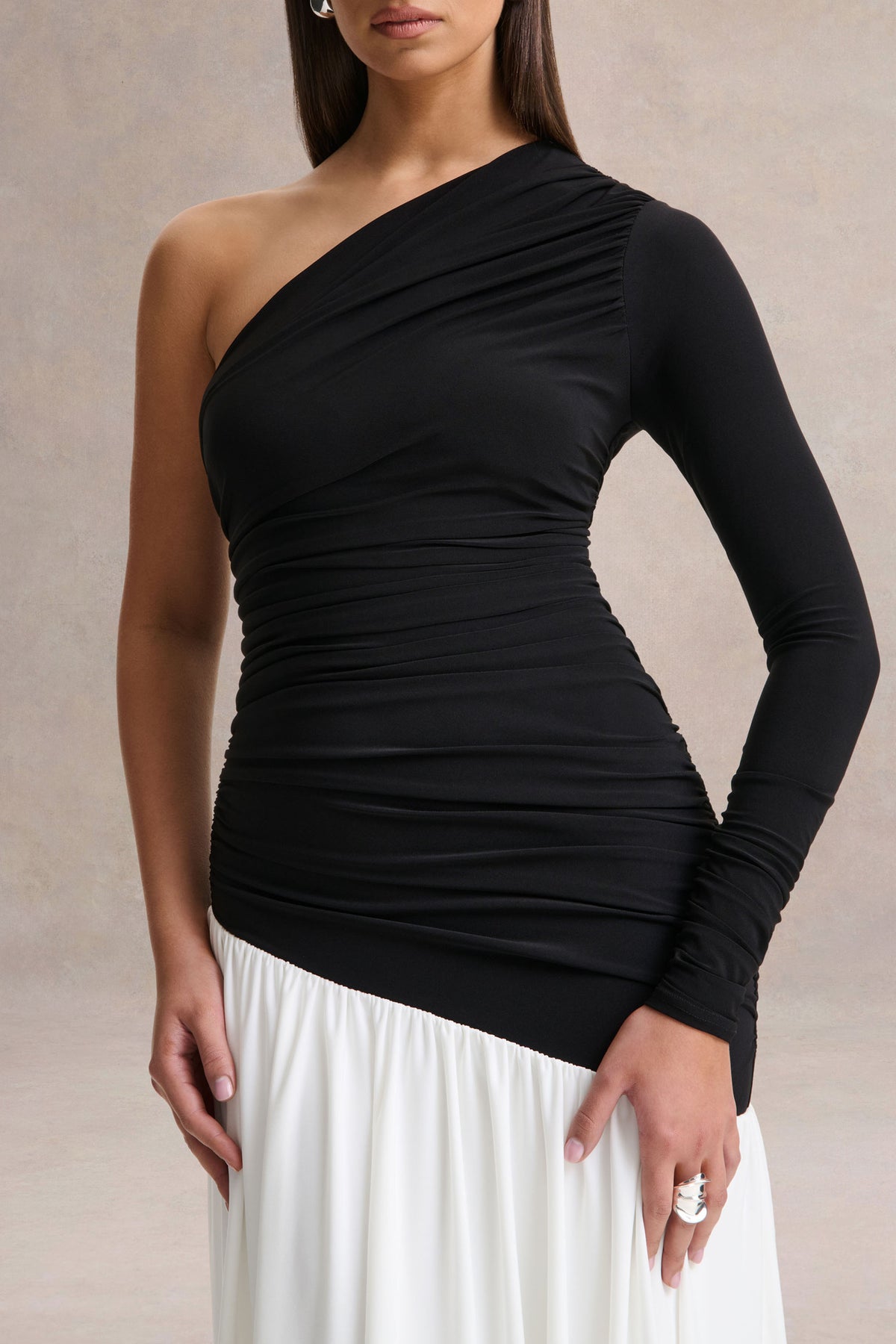 BGR_HR_CL137519002 - Danila _ Black And White Asymmetric-Neck Maxi Dress With Drop-Waist 04.jpg