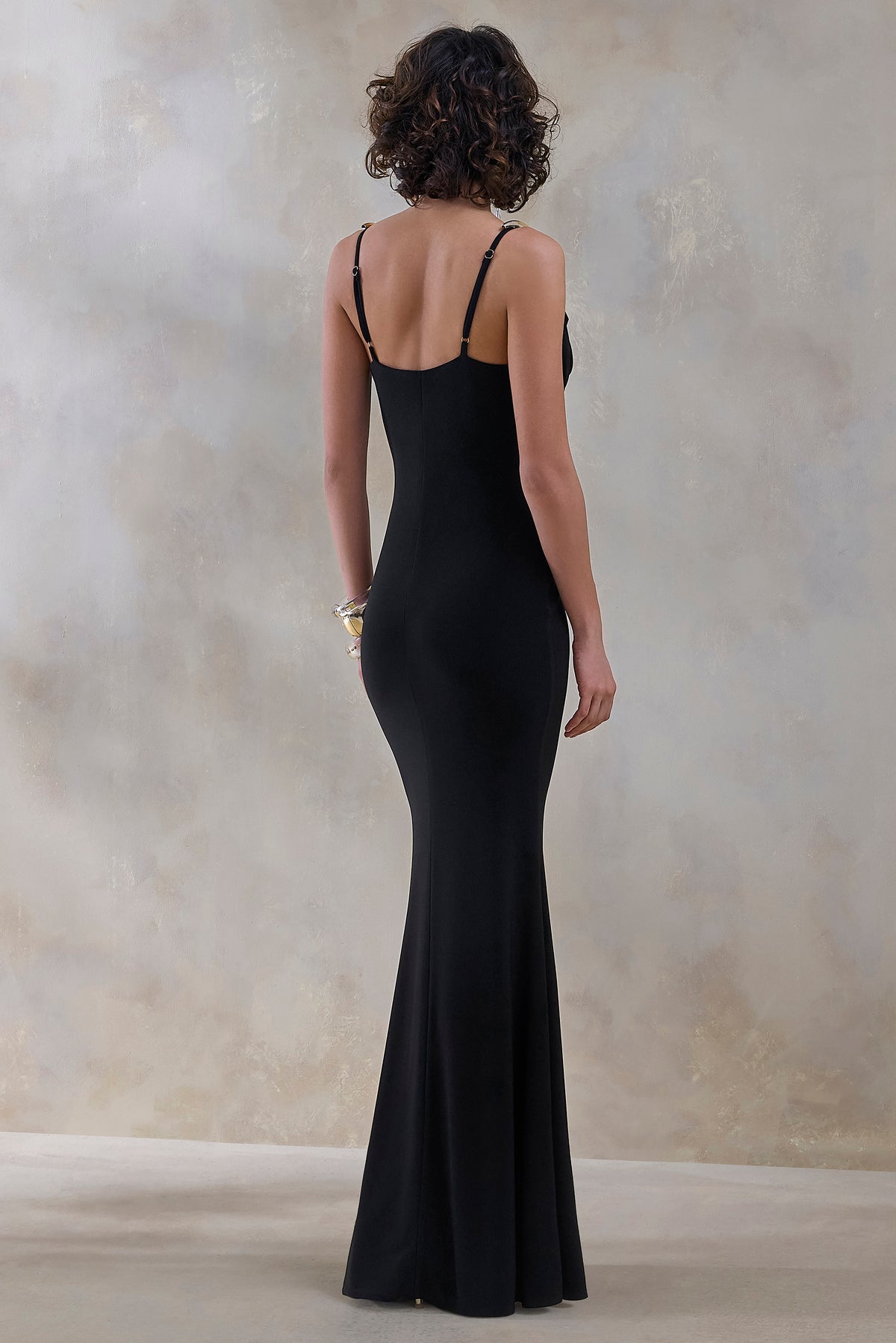 ECM_HR_CL137546001 - Iridessa _ Black Plunge-Neck Maxi Dress 3.jpg