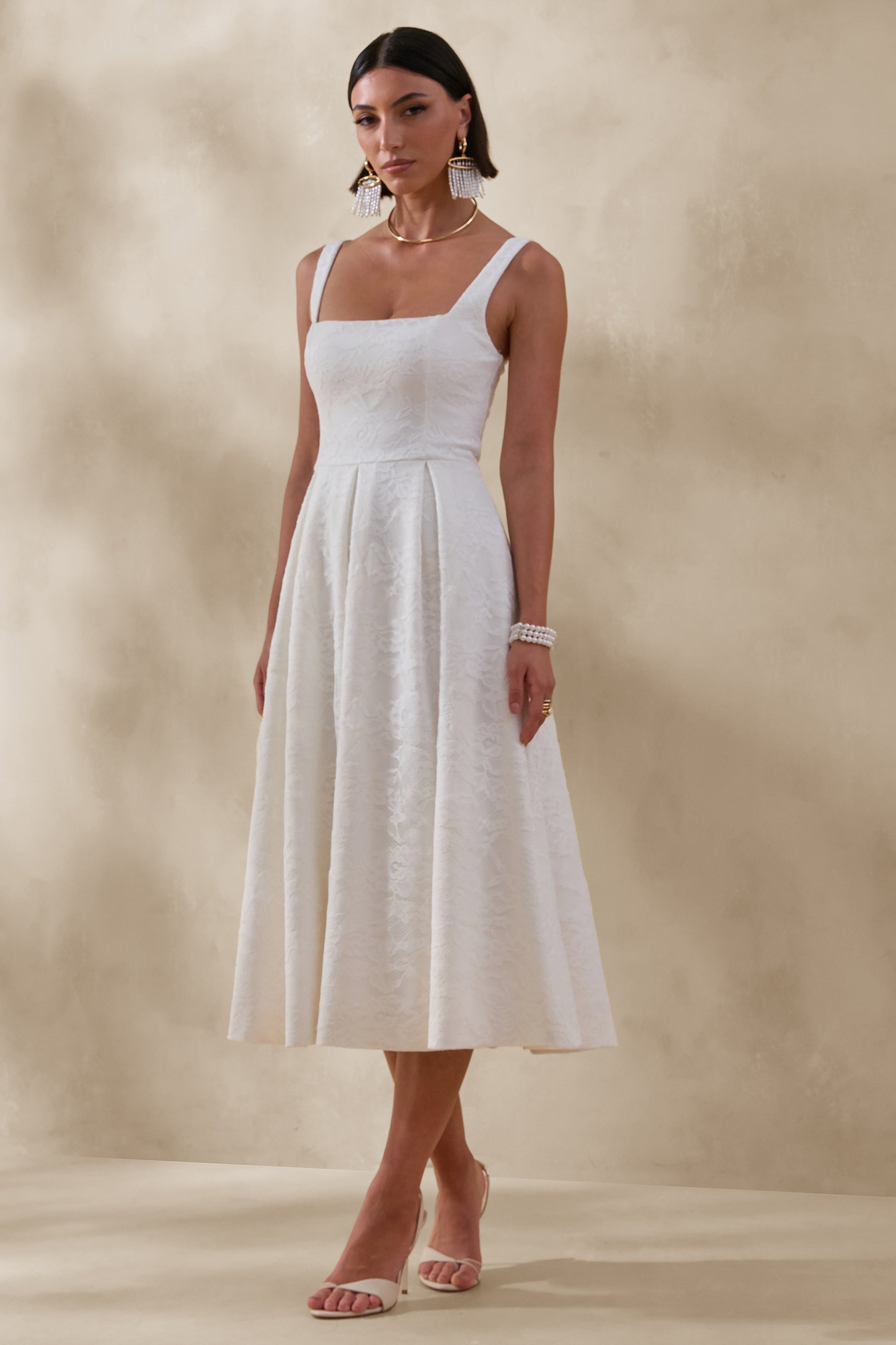 ECM_HR_CL137603110 - Ashmara _ White Lace Square-Neck Midi Dress 4.jpg