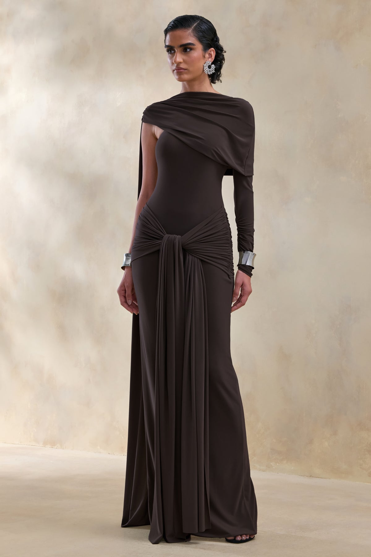 ECM_HR_CL137653022---Trisara-_-Brown-Asymmetric-Neck-Maxi-Dress-With-Gathered-Detailing-And-Sash-5.jpg