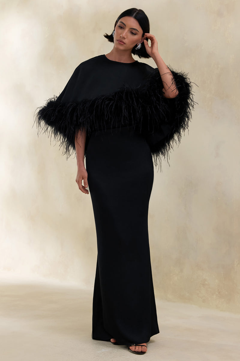 ECM_HR_CL137662001---Lavencia-_-Black-Satin-Wide-Neck-Maxi-Dress-Satin-Wide-Neck-Maxi-Dress-With-Feather-Trim-+-CL138007001---Tervessa-_-Black-Satin-Wide-Neck-Cape-With-Feather-Trim-0.jpg