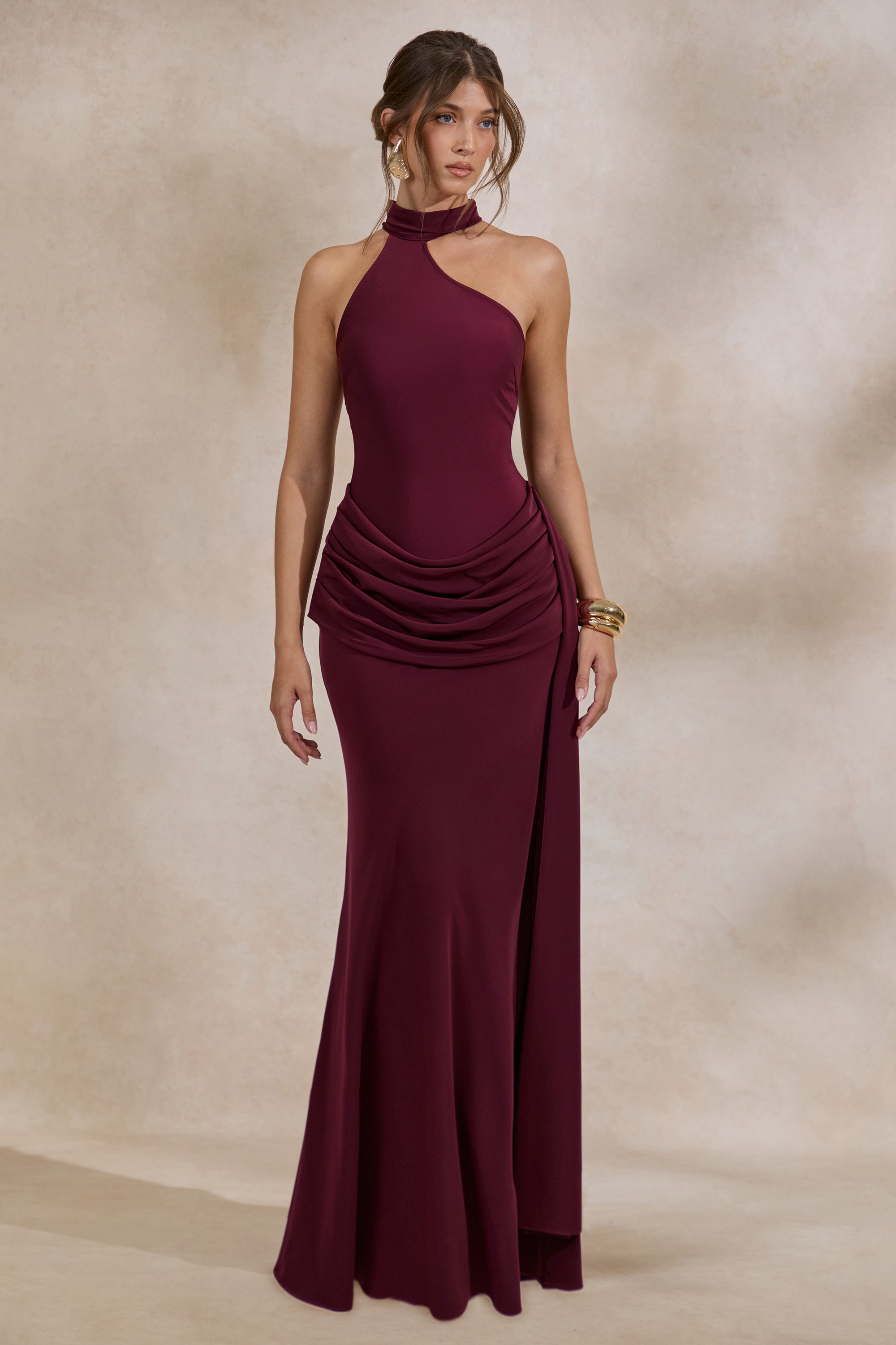 CL13772910206_ECM_HR_CL137729102_-_Aevina___Burgundy_Satin_Asymmetric-Neck_Maxi_Dress_With_Sash-Detail2