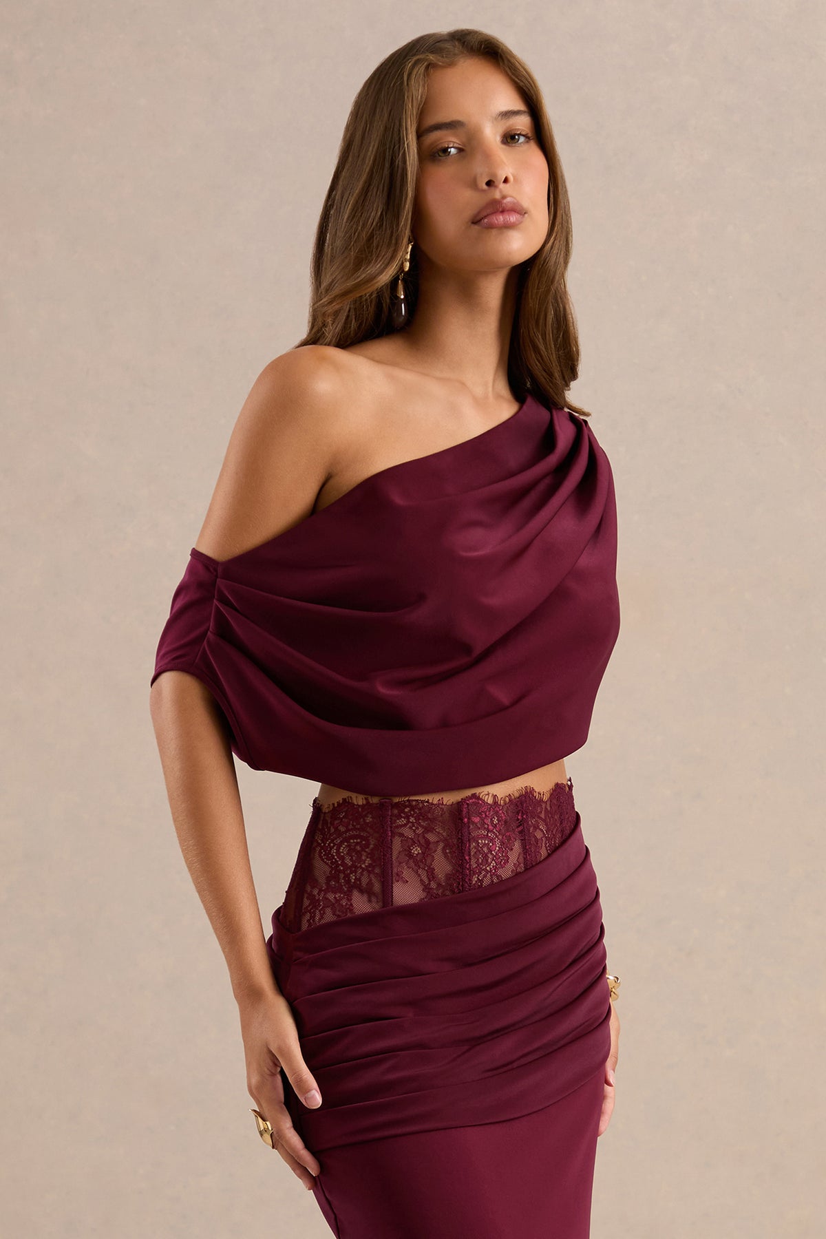 CL137857102_Yaselle Burgundy Satin Asymmetric-Neck Crop-Top3.jpg