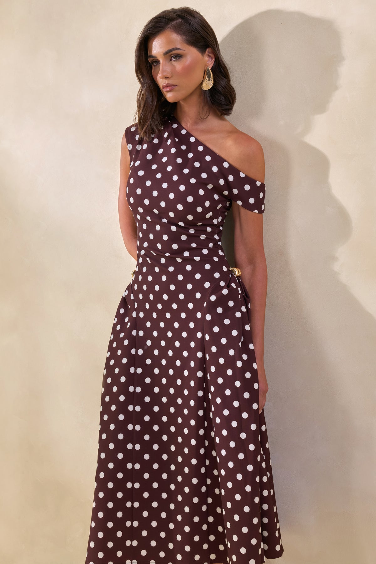 ECM_HR_CL137863021 - Celosia _ Brown Polka-Dot Asymmetric-Neck Midi Dress With Gold-Detailing4.jpg