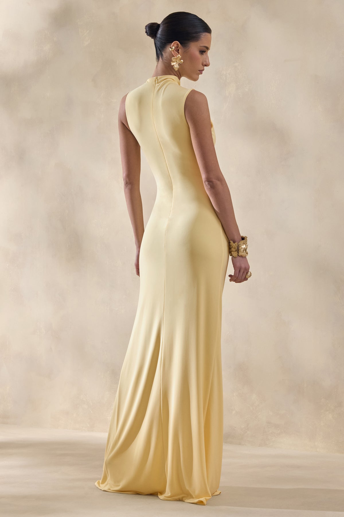 ECM_HR_CL137887121 - Helessia | Lemon Asymmetric-Neck Maxi Dress With Gathered-Detailing And Sash 5.jpg