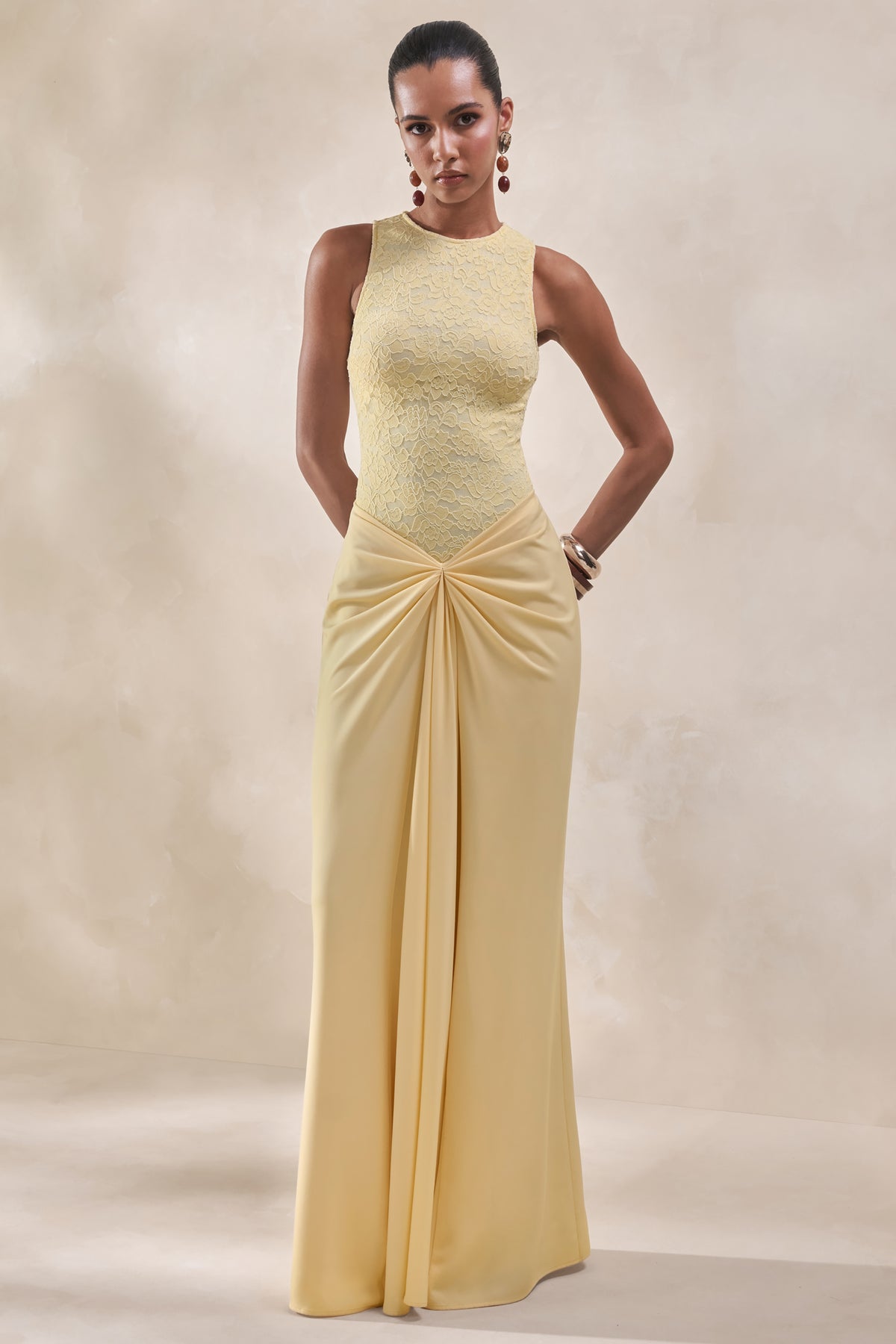 ECM_HR_CL137964121---Setaria-_-Lemon-Satin-Maxi-Skirt-With-Gathered-Detailing-And-Sash-+-CL137962121---Serale-_-Lemon-Lace-Halter-Neck-Bodysuit0.jpg