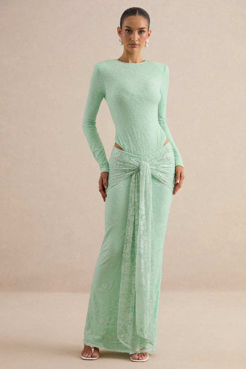 CL13796703206_CL137967032_-_Neriva_Mint_Lace_Maxi_Skirt_With_Gathered_Detailing_And_Sash_4_2ffcf98e-8a6a-4762-94f2-b45f20ba7d2e