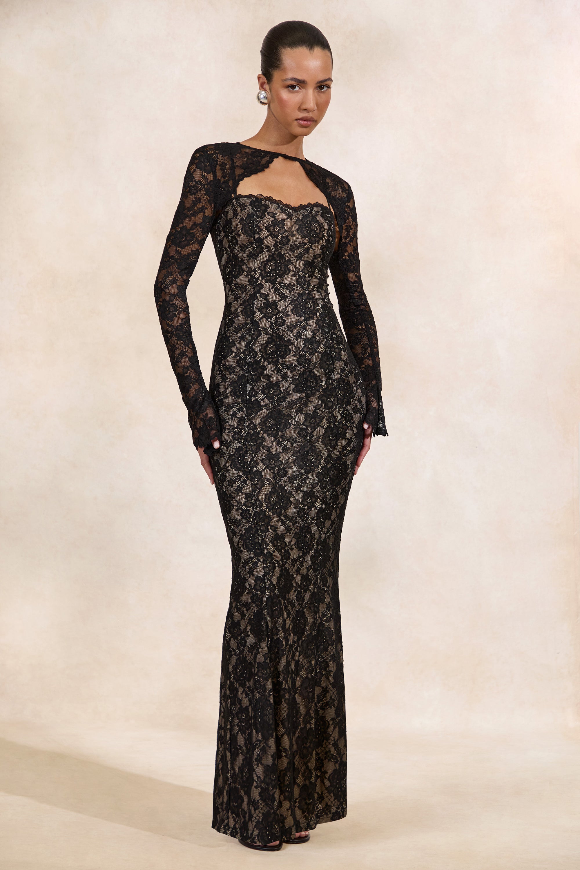 CL137971001 - Mirellia _ Black Lace Sweetheart-Neck Maxi Dress1.jpg