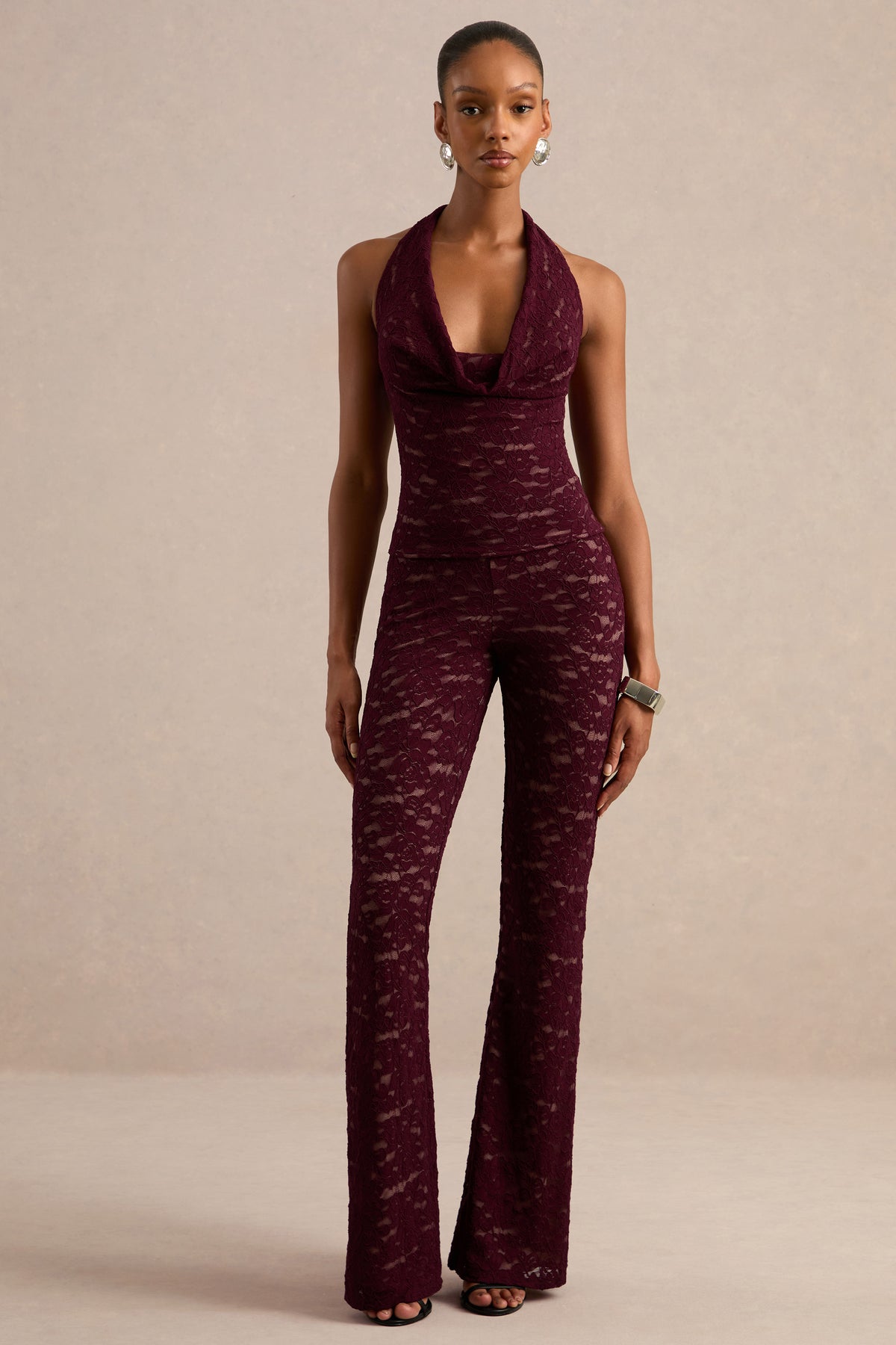 CL137985102 - Rosin _ Burgundy Lace Plunge-Neck Crop-Top3.jpg