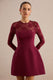 ECM_HR_CL138041102 - Aerin | Burgundy High-Neck Mini Dress With Long-Lace Sleeves3.jpg