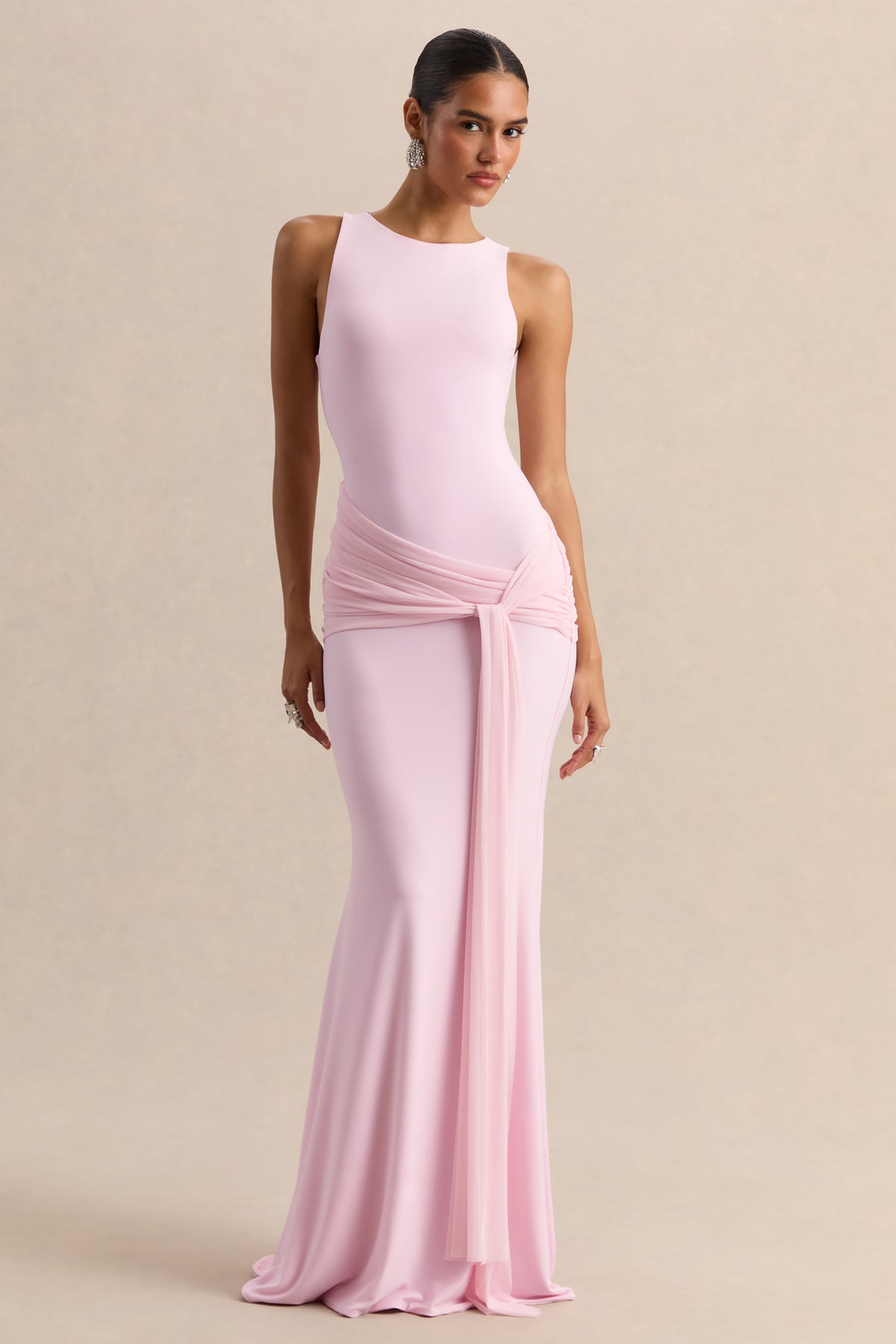 ECM_HR_CL138068081---Mirene---Light-Pink-Round-Neck-Maxi-Dress-With-Gathered-Detailing-And-Sash-03_HERO.jpg