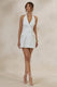 ECM_HR_CL138093110 - Carlin _ White Plunge-Neck Tailored Mini Dress With Button Detailing0.jpg