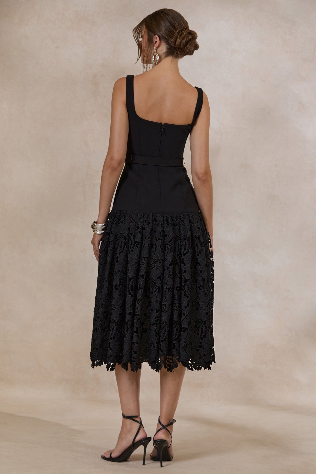 ECM_HR_CL138094001 - Norrie _ Black Square-Neck Midi Dress With Voluminous Lace Skirt5.jpg