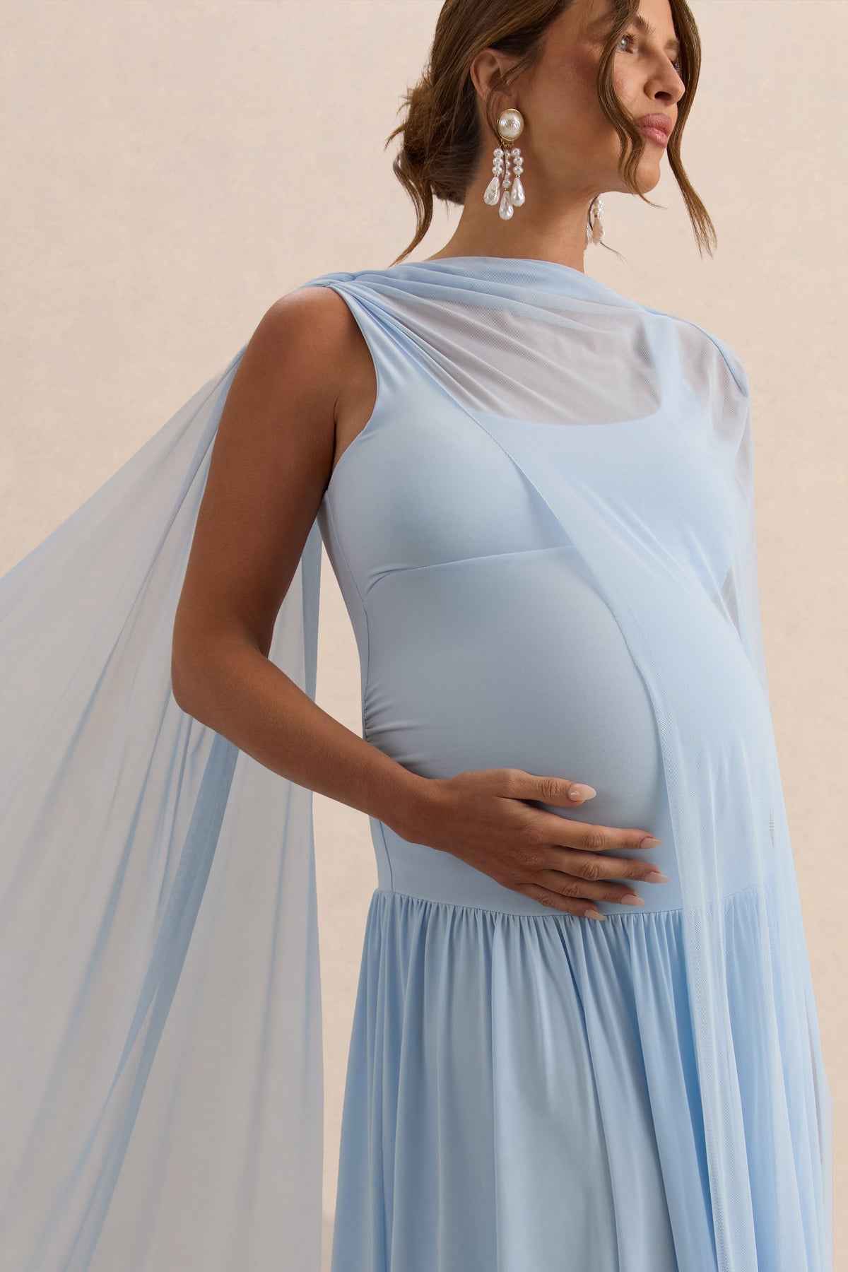 ECM_HR_CL138117013 - Louella Light Blue Round-Neck Maternity Maxi Dress With Sheer Cape 2.jpg
