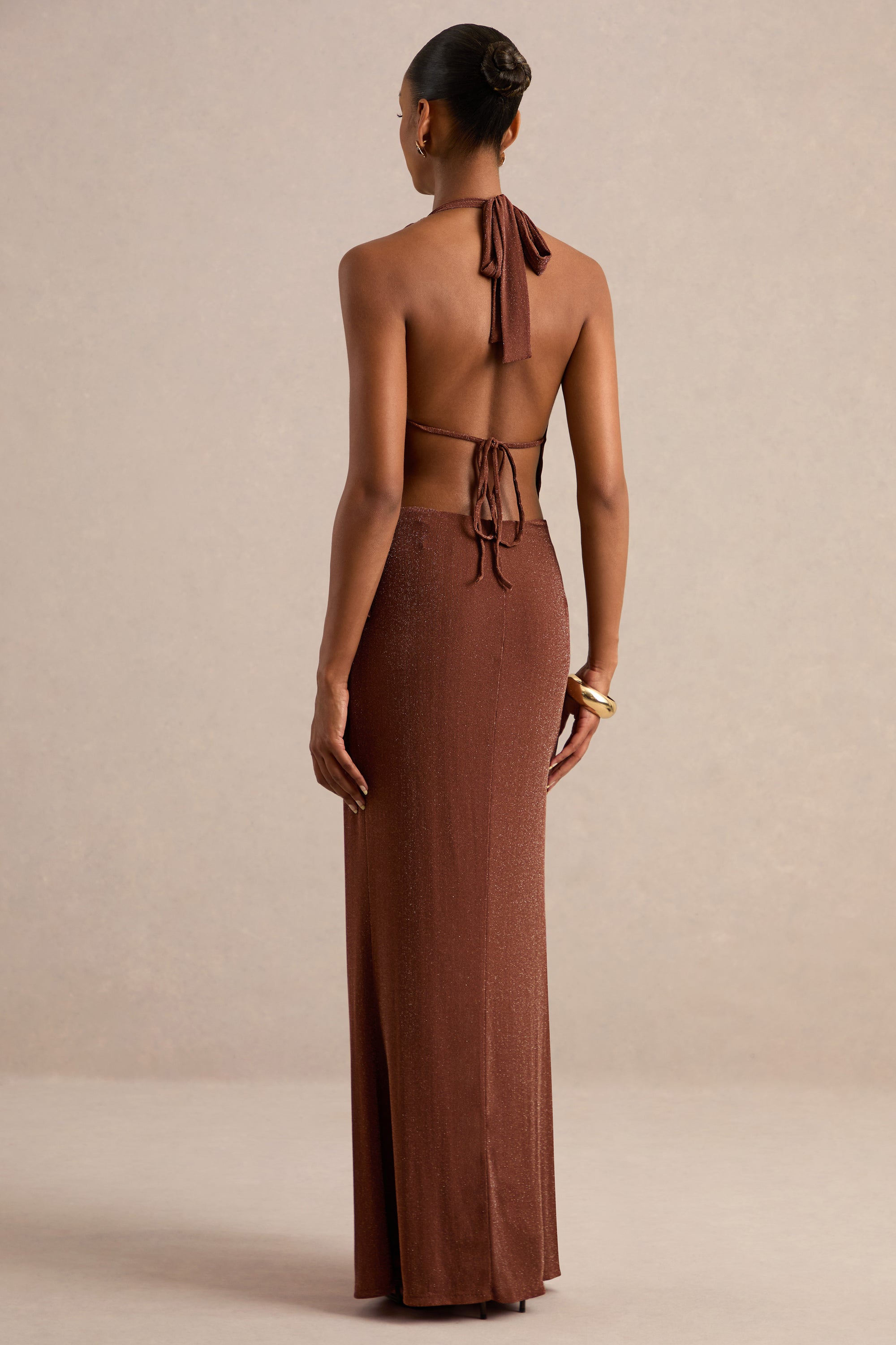 ECM_HR_CL138129060 - Velia _ Brown Sheer Extreme Plunge-Neck Maxi Dress With Front High Split5.jpg