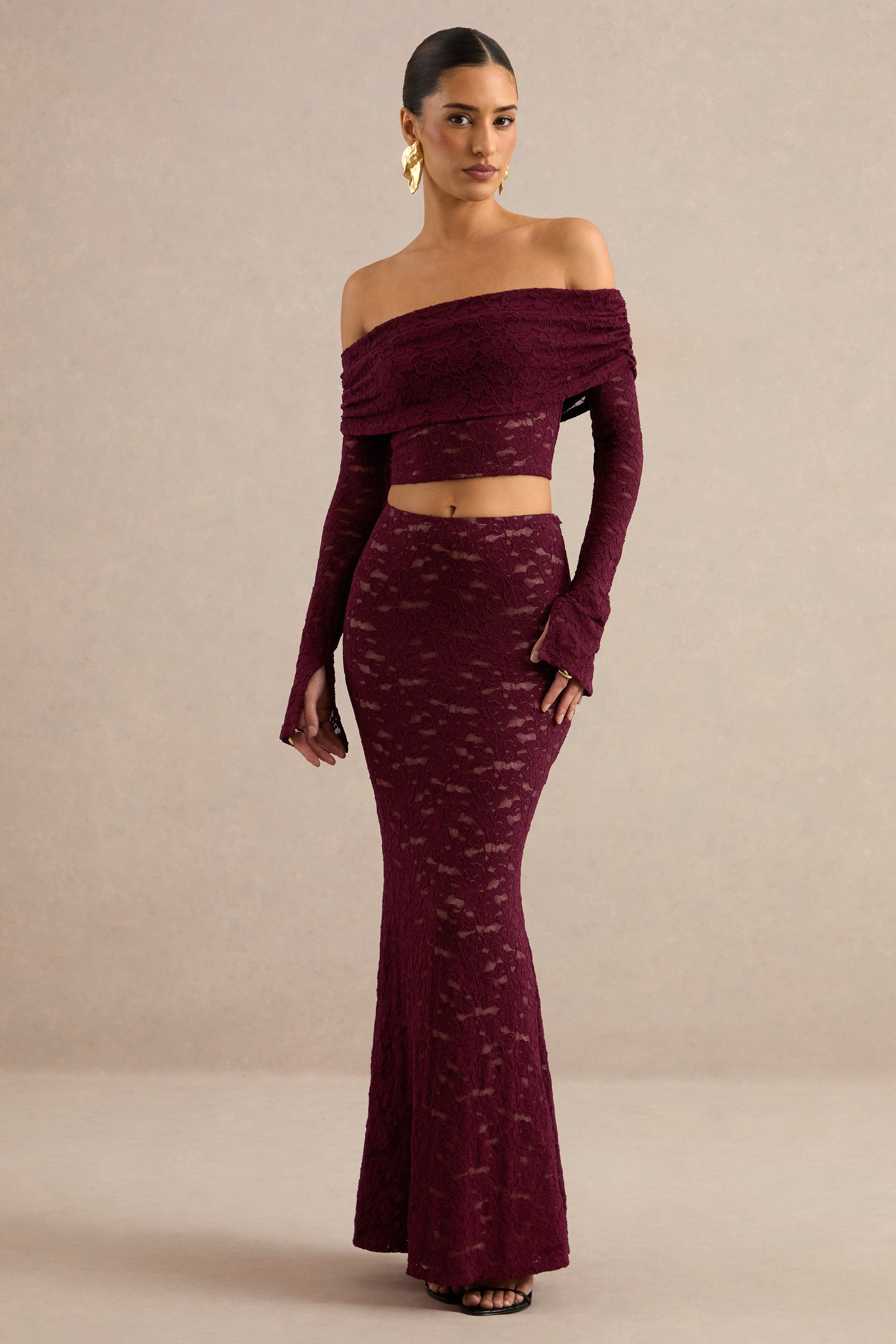 CL138198102 - Vesalia _ Burgundy Lace Maxi Skirt 0.jpg