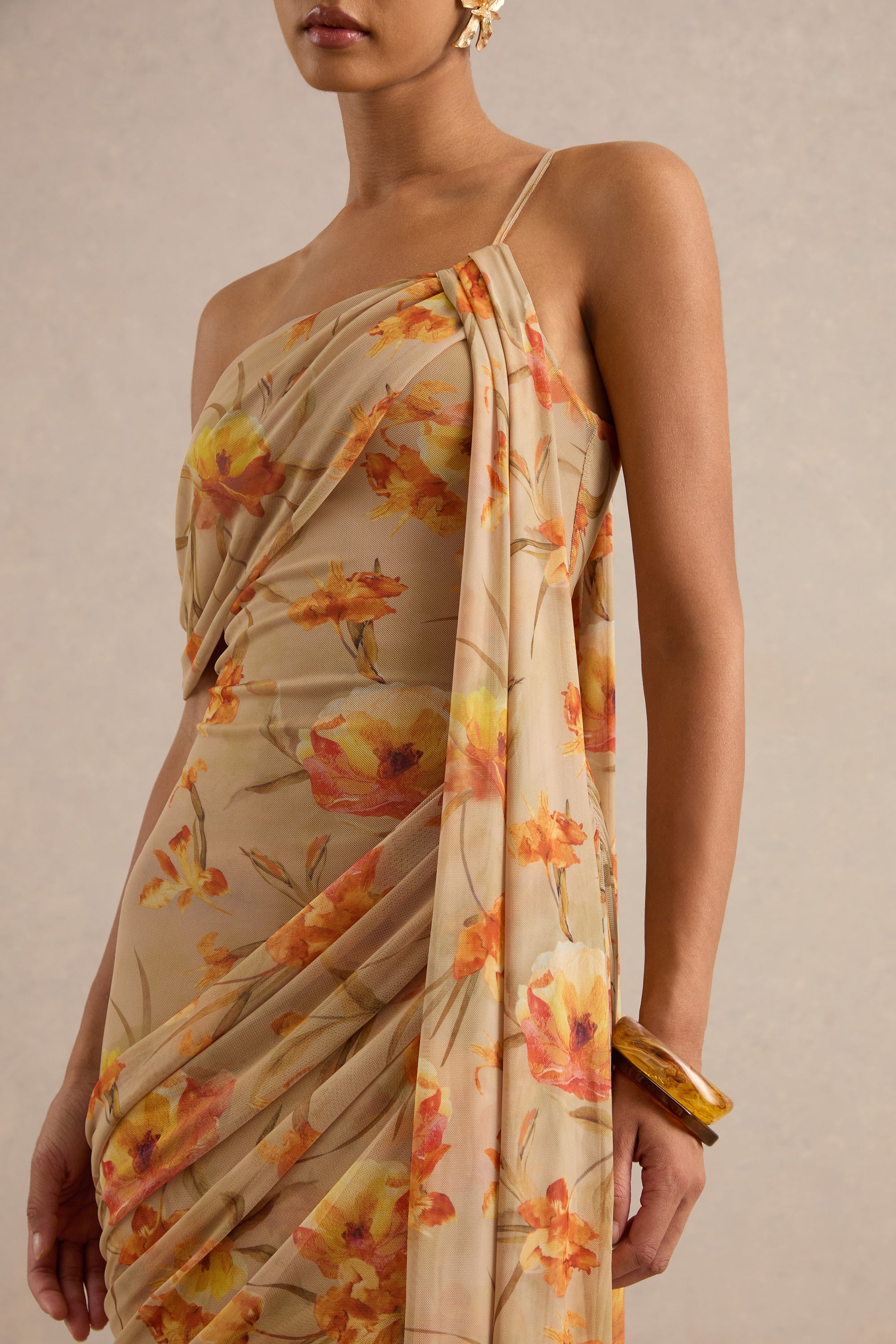 ECM_HR_CL138213070 - Afton _ Orange Floral Mesh Asymmetric-Neck Maxi Dress With Sash Detail 3.jpg